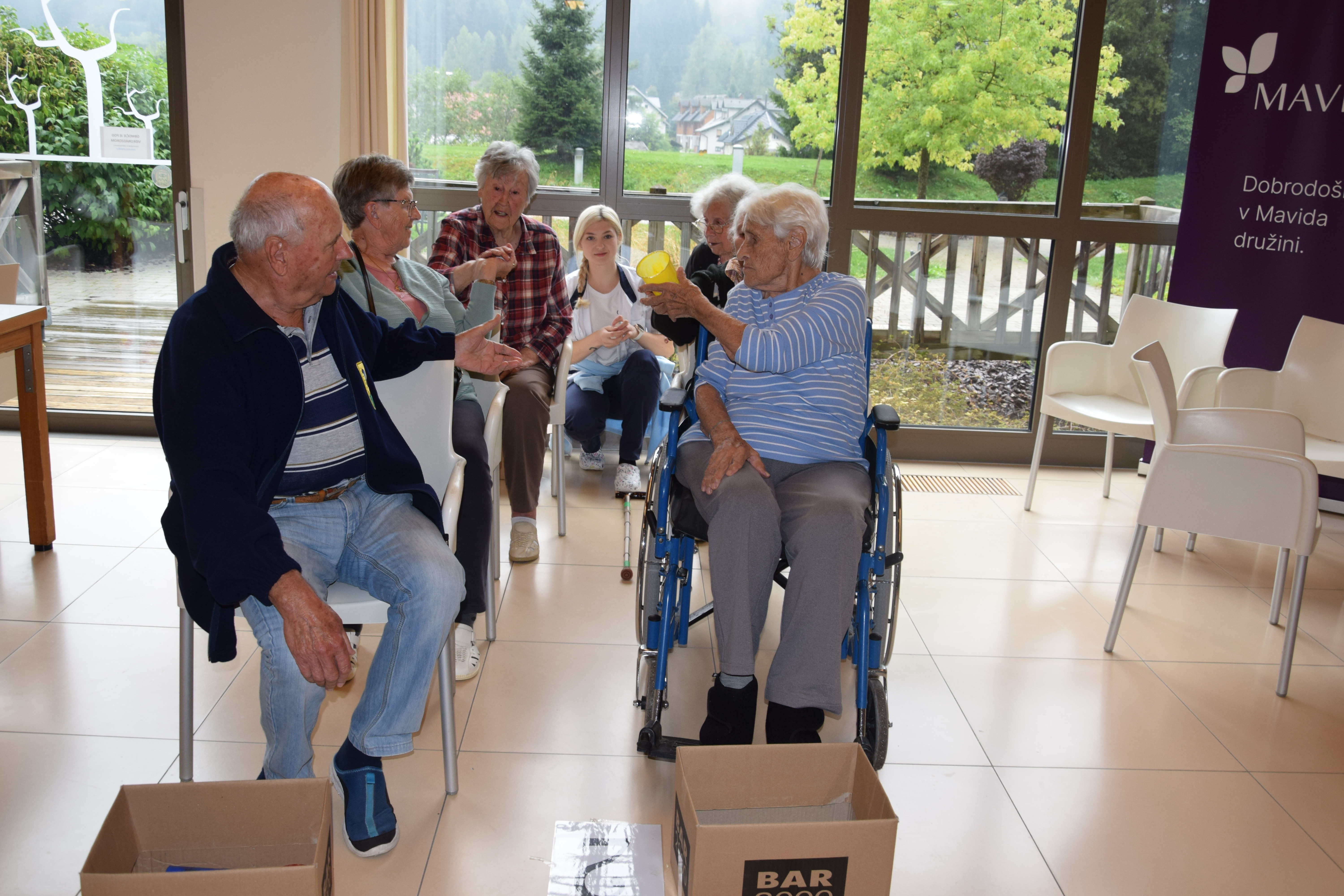 Športne jutro v avli