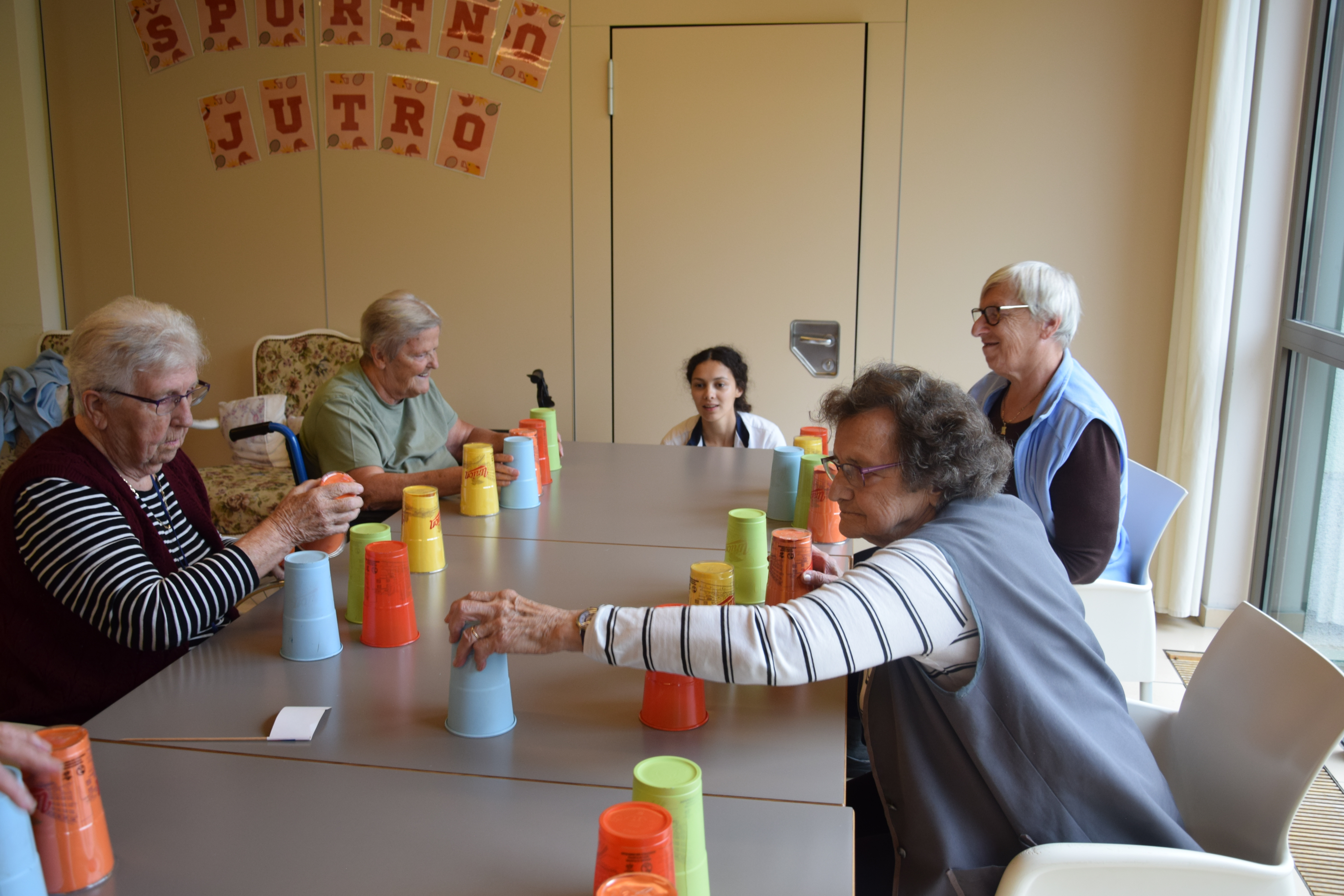 Športne jutro v avli