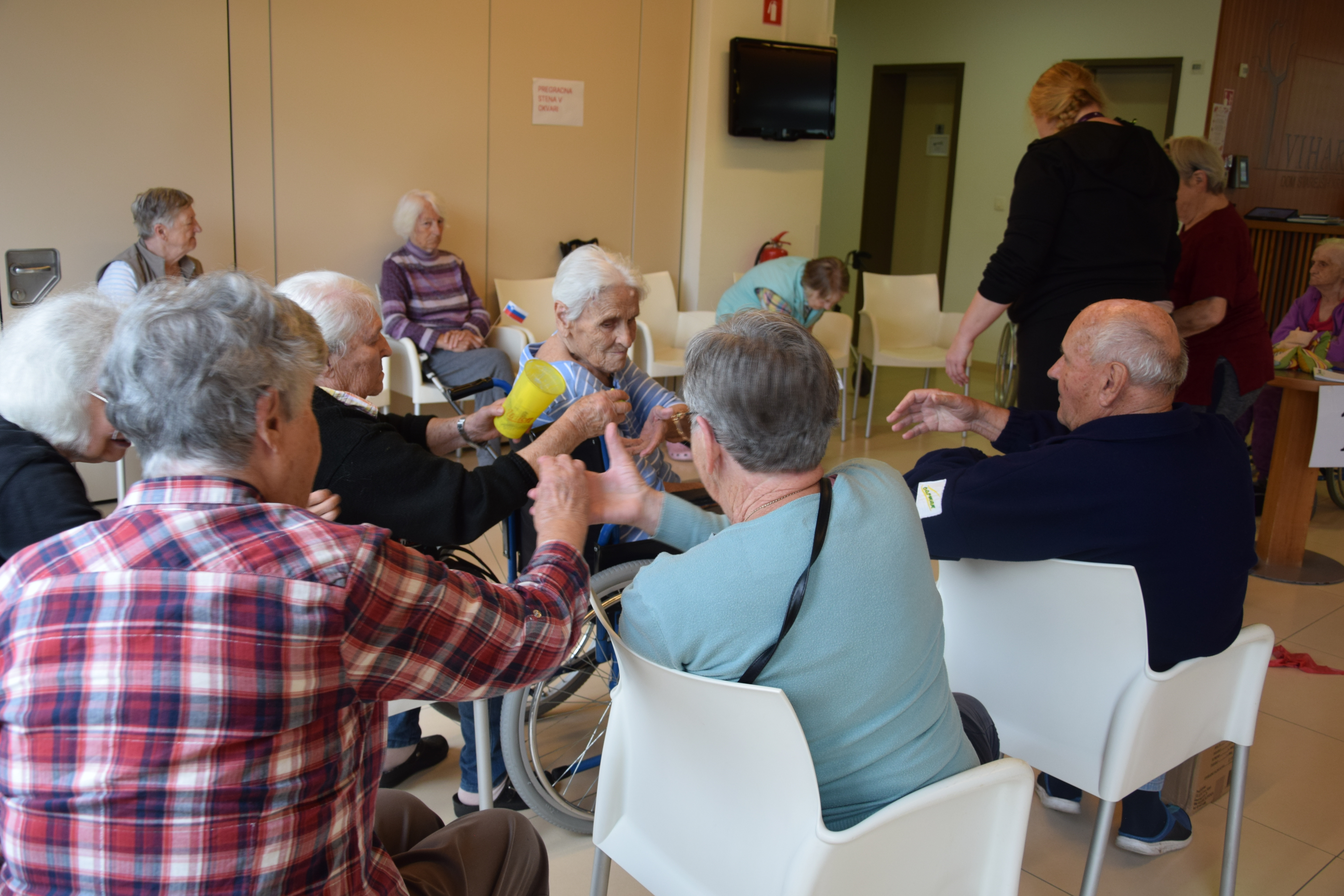 Športne jutro v avli