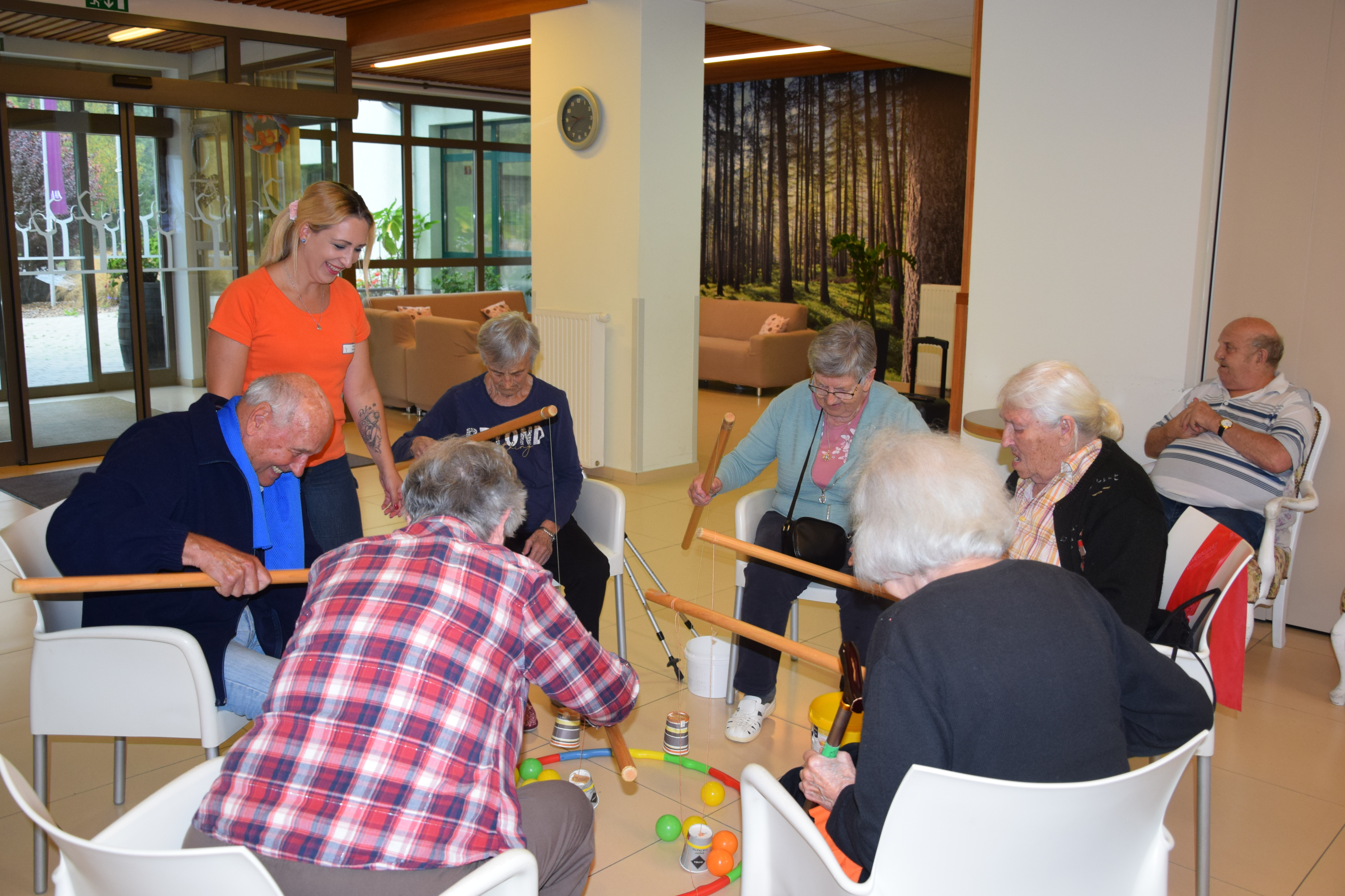 Športne jutro v avli