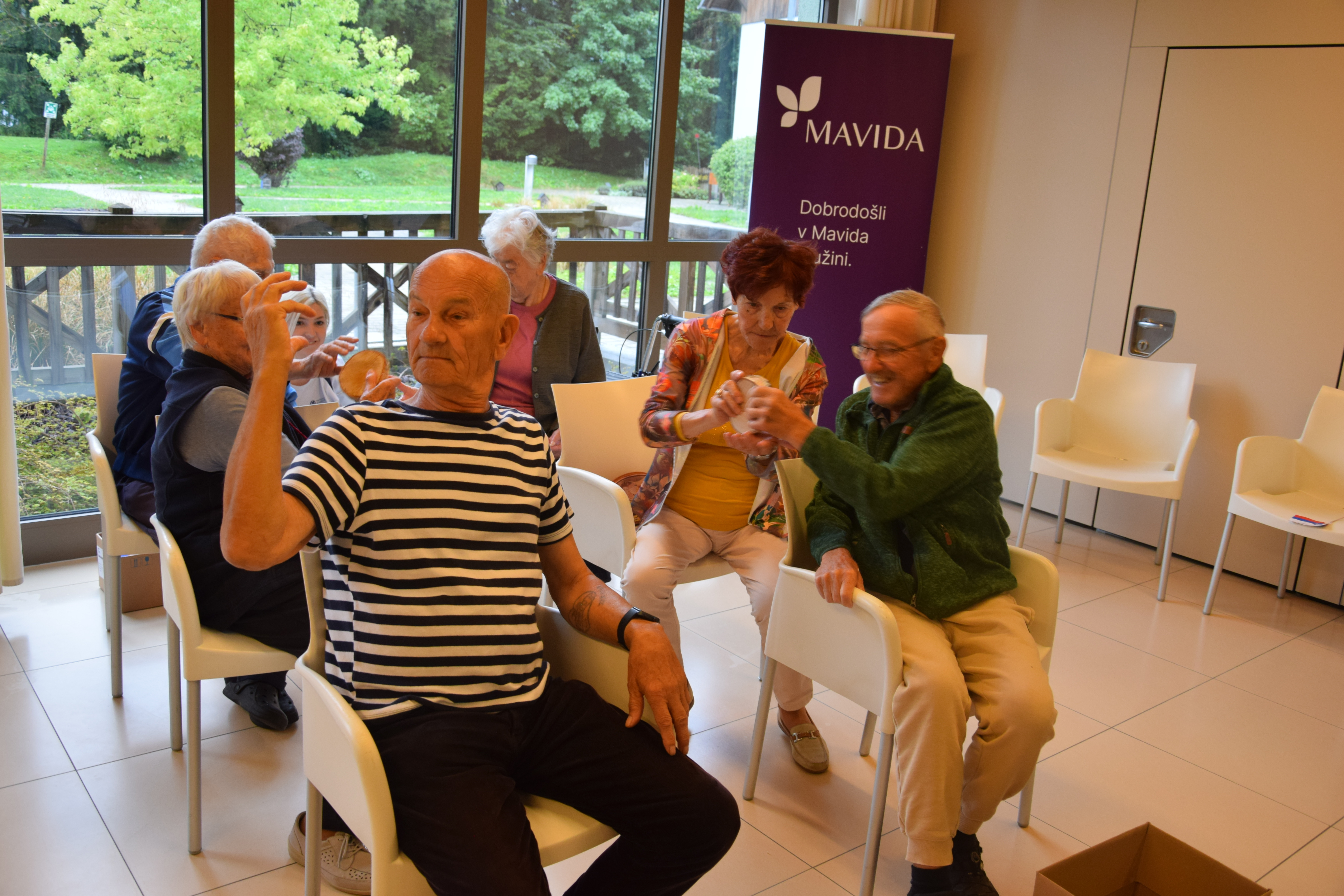 Športne jutro v avli