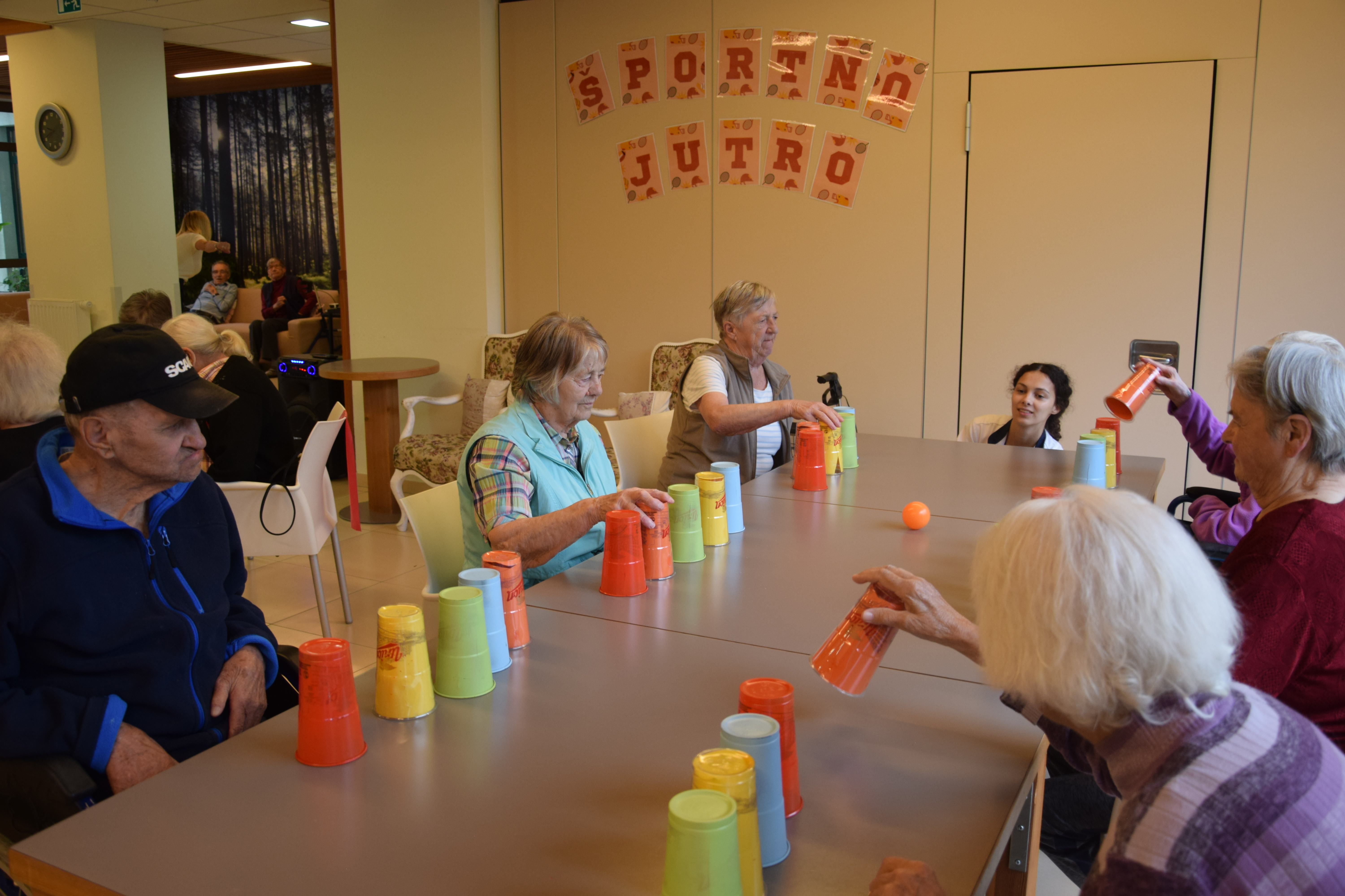 Športne jutro v avli