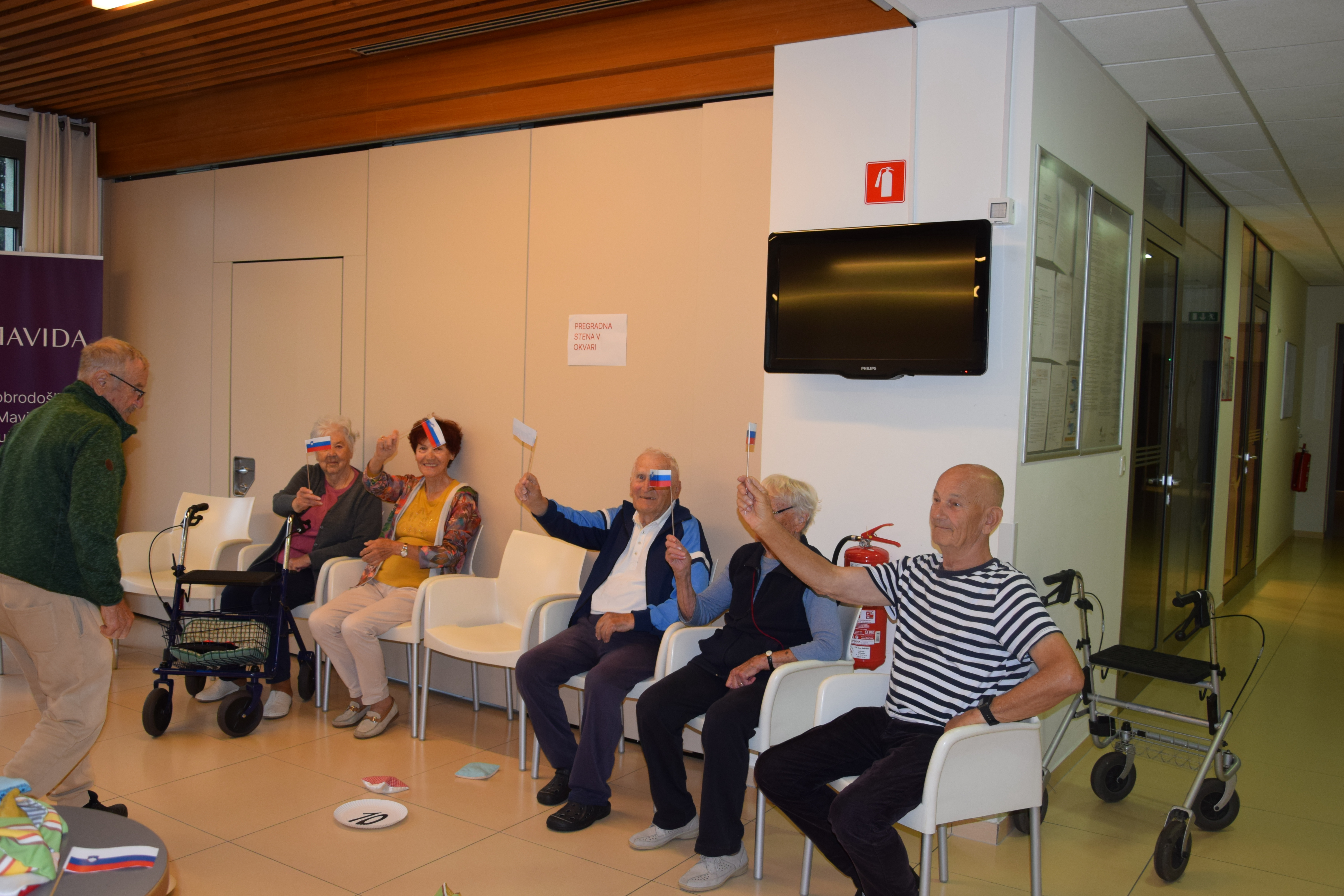 Športne jutro v avli