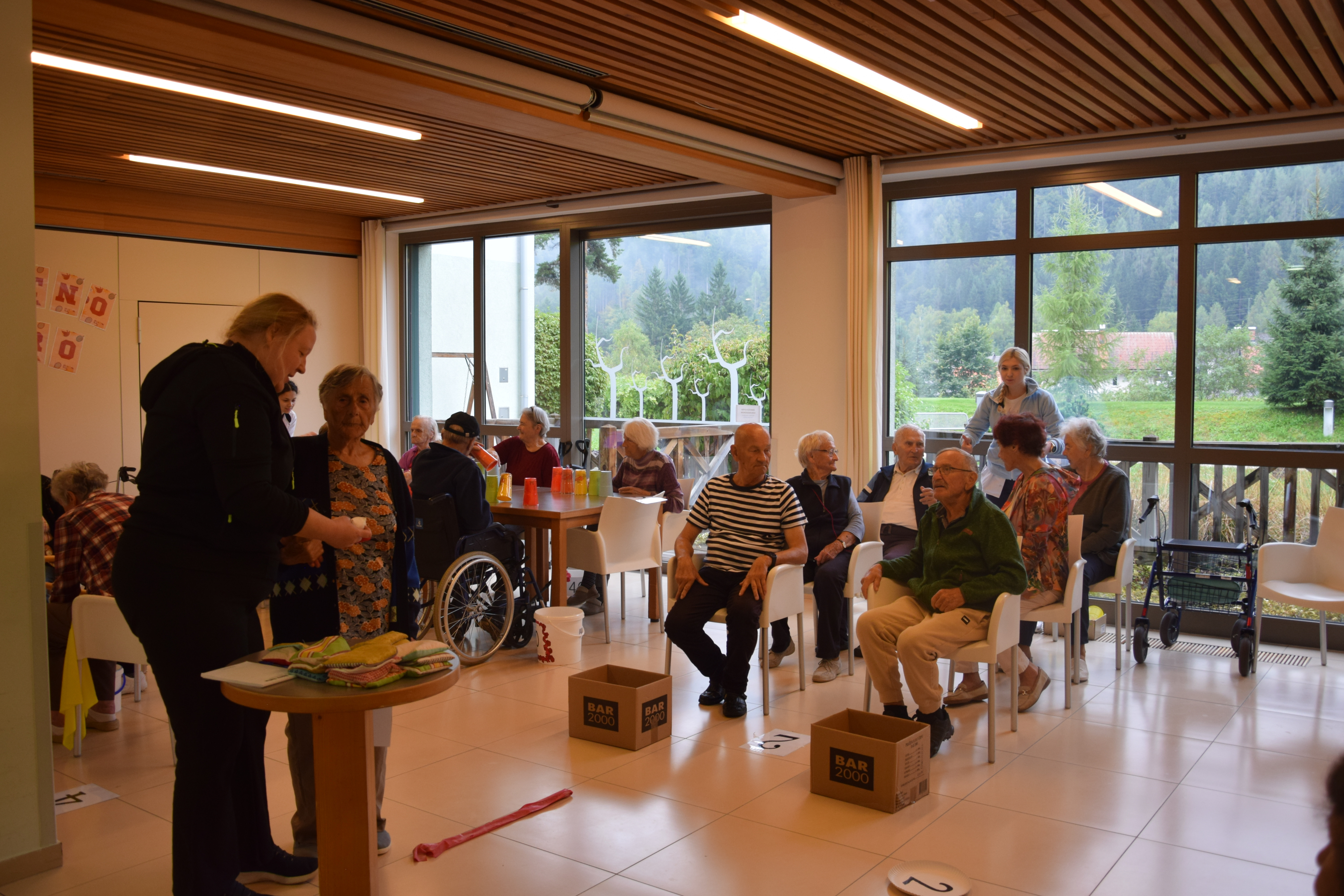 Športne jutro v avli