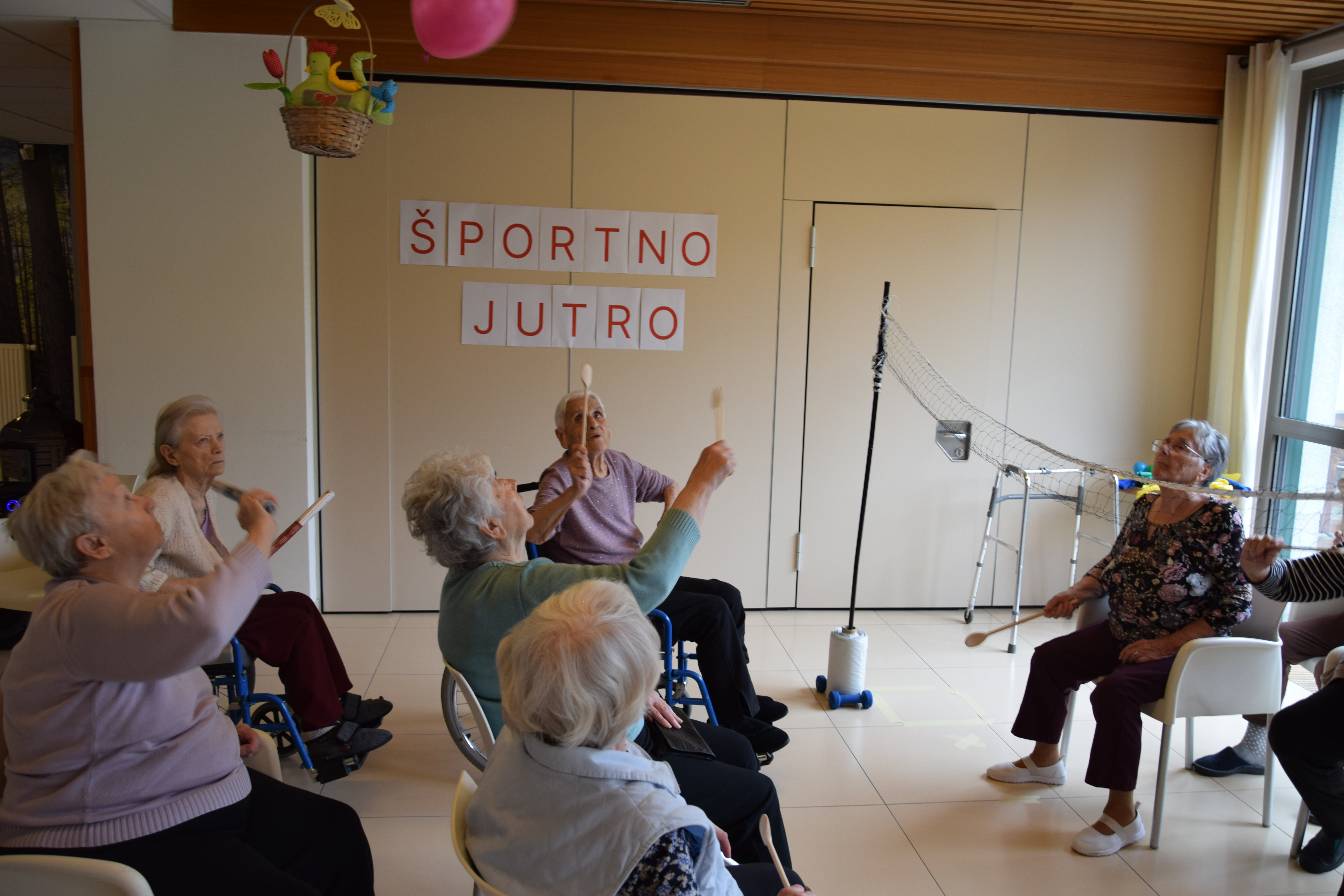 Športno jutro v avli