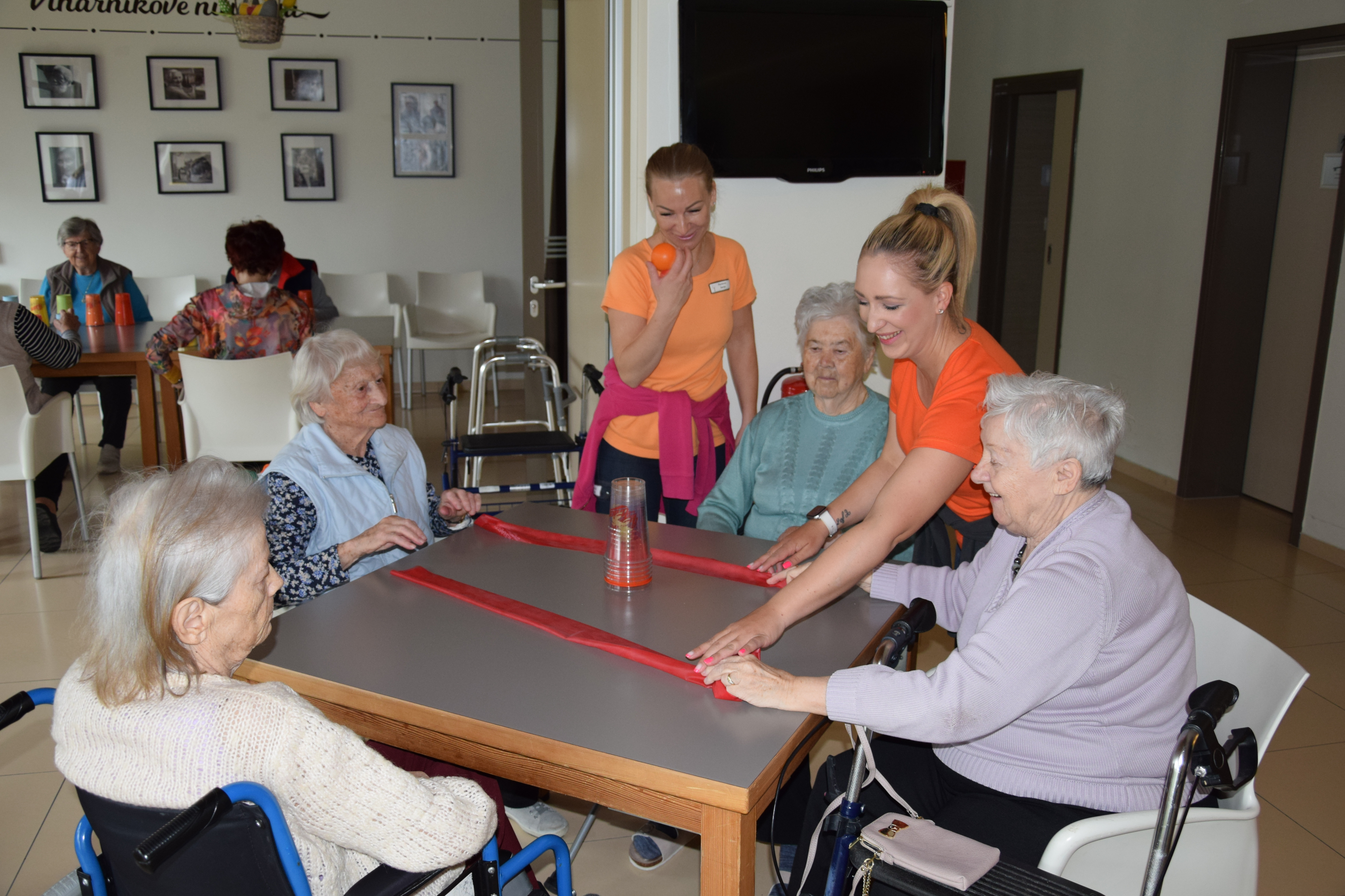 Športno jutro v avli