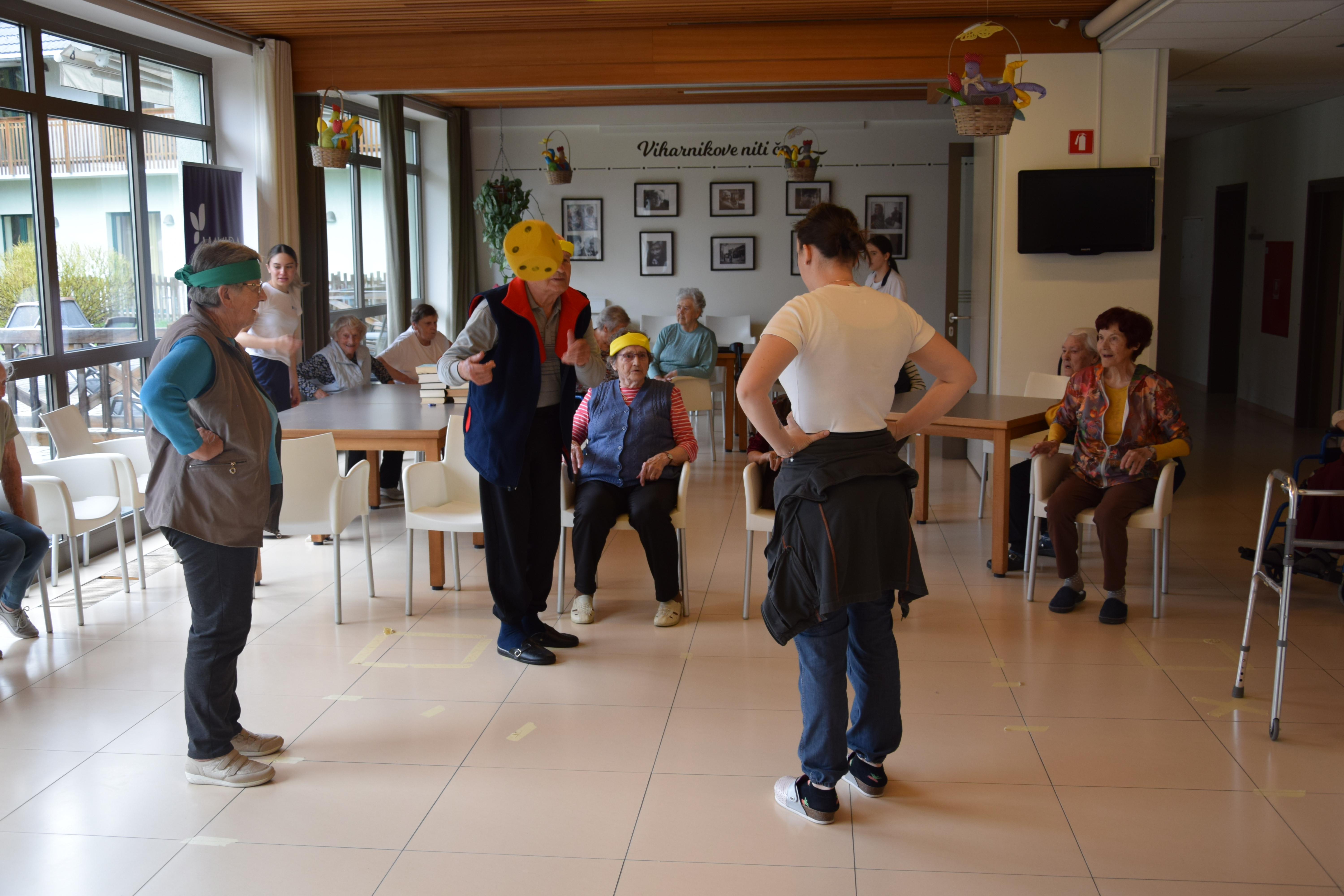 Športno jutro v avli