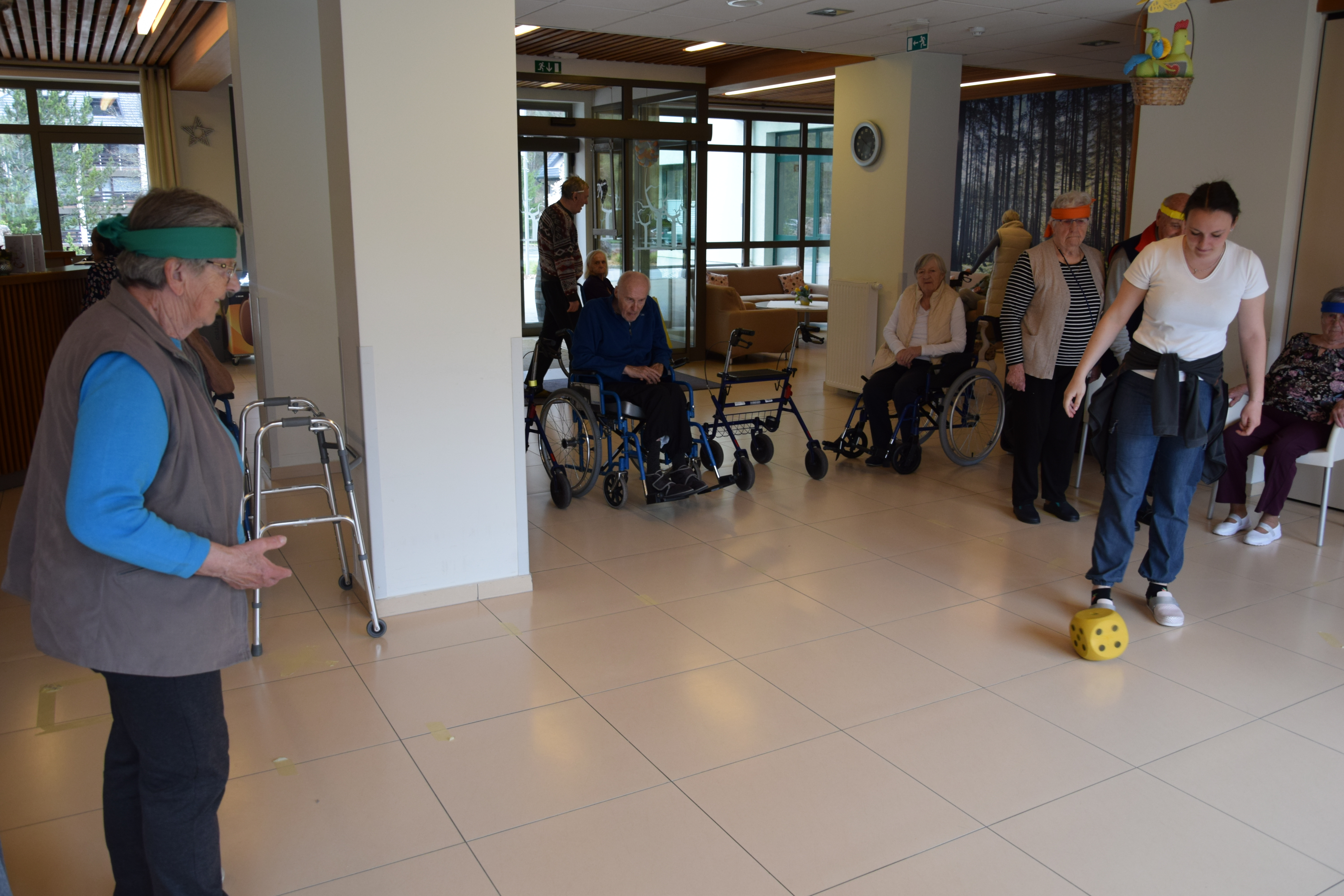 Športno jutro v avli