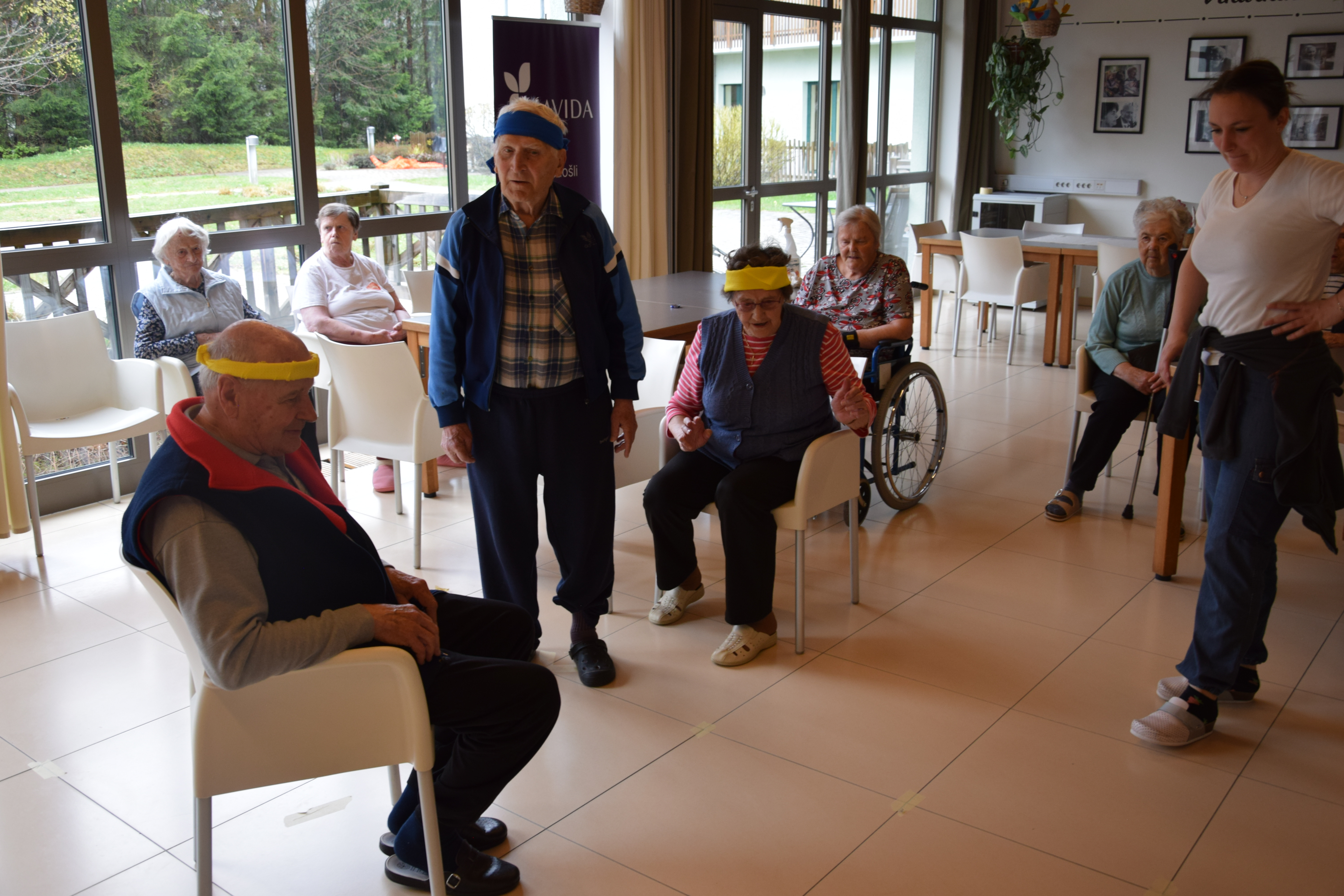 Športno jutro v avli