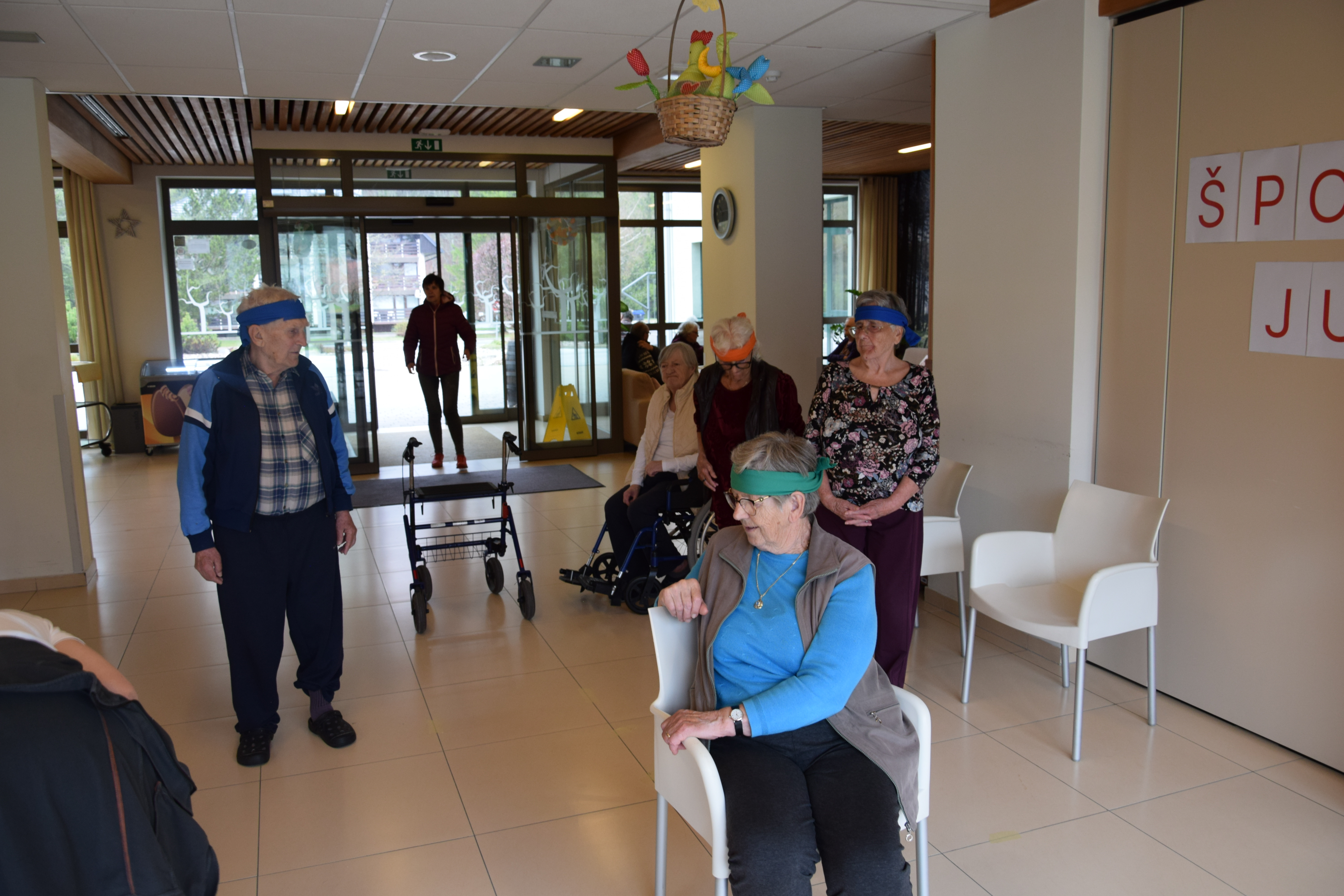 Športno jutro v avli