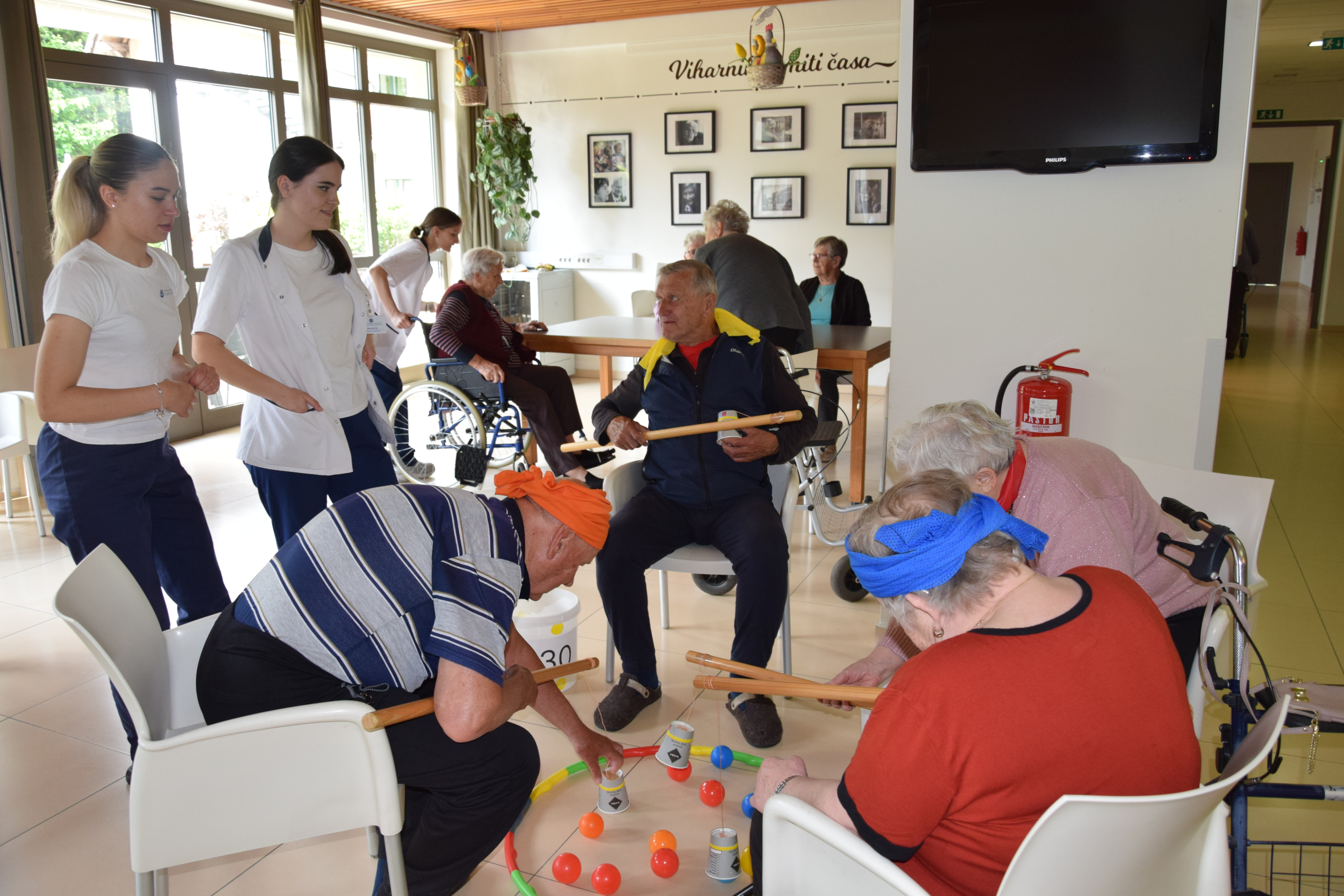 Športno jutro v avli