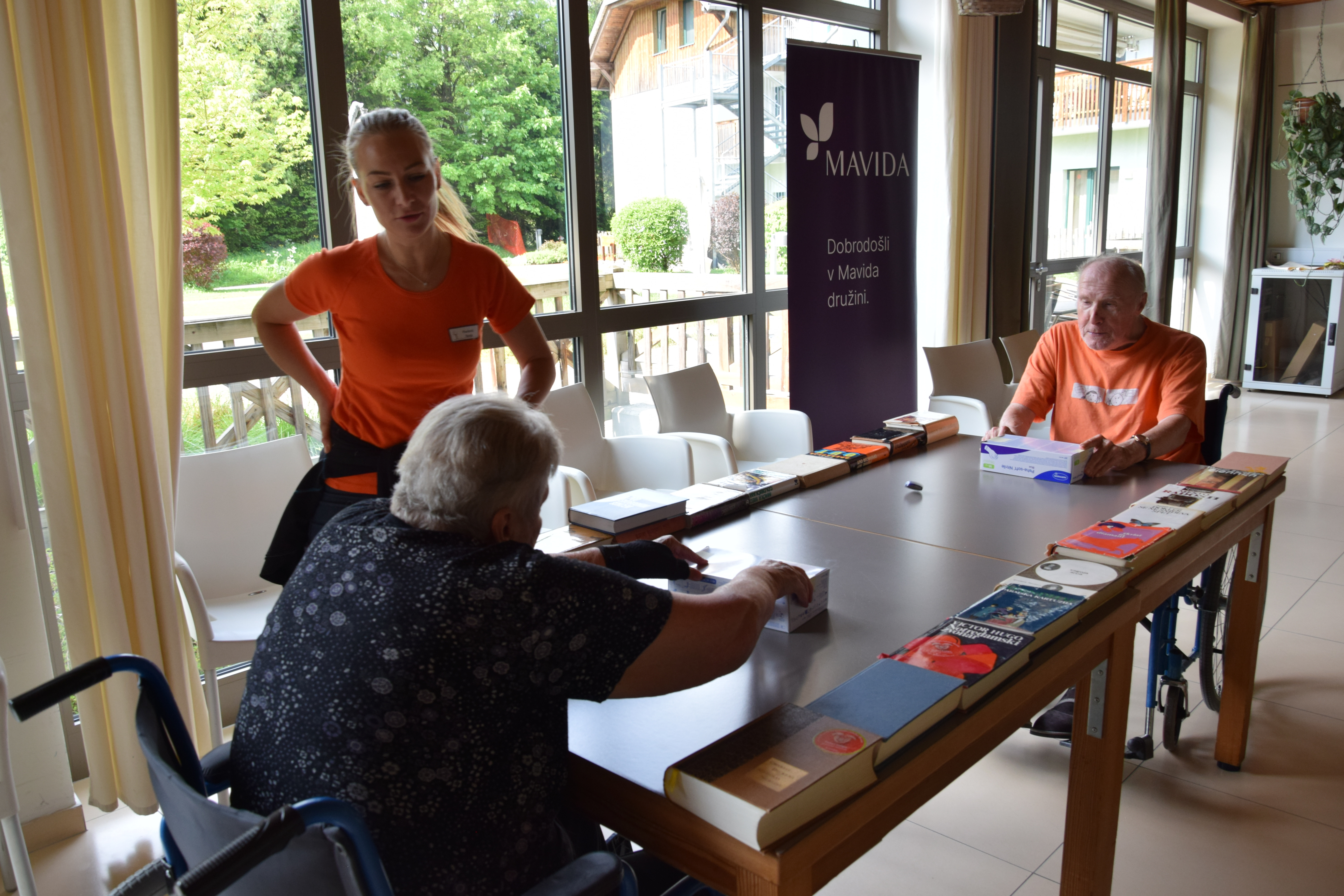 Športno jutro v avli