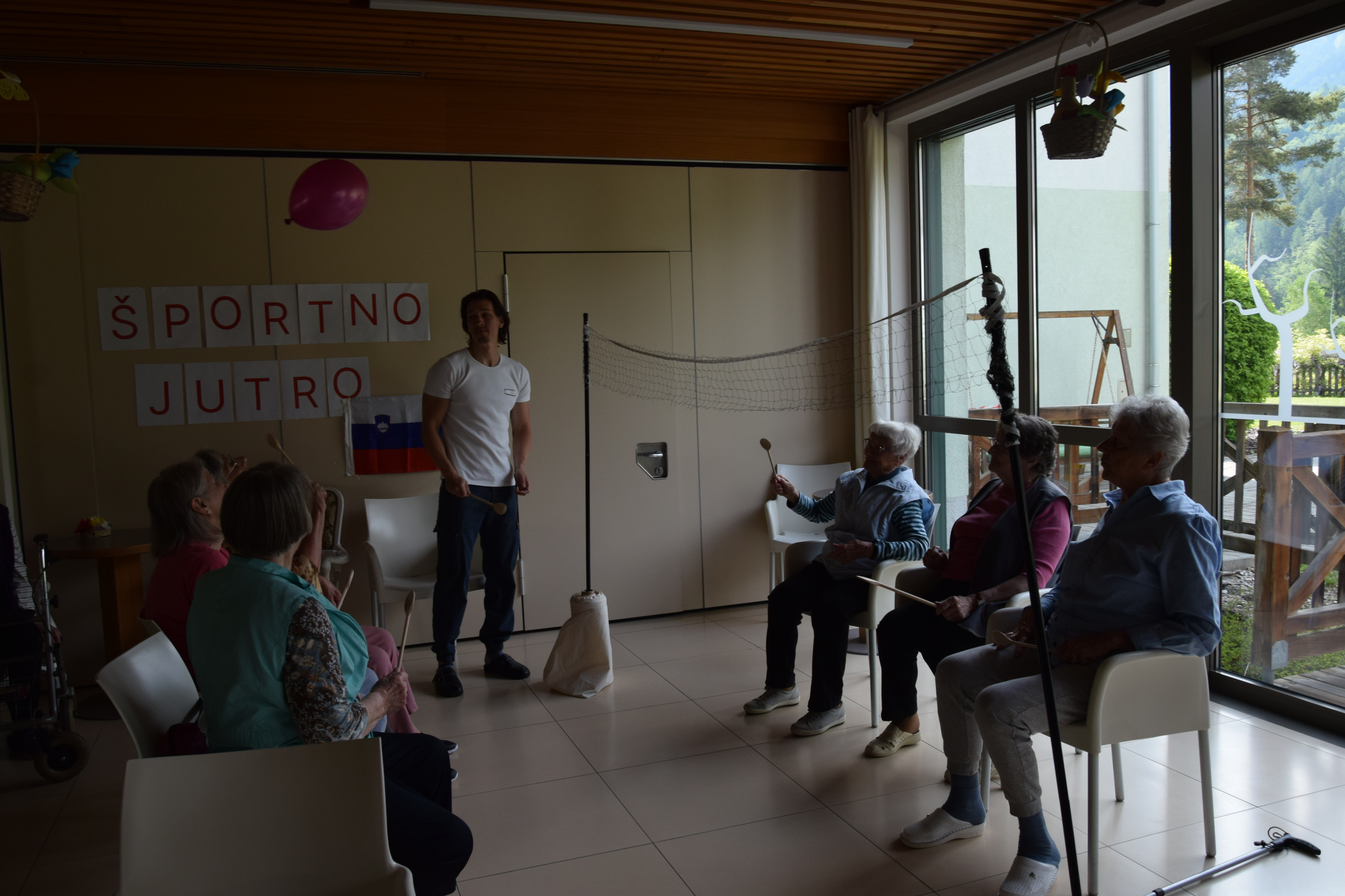 Športno jutro v avli