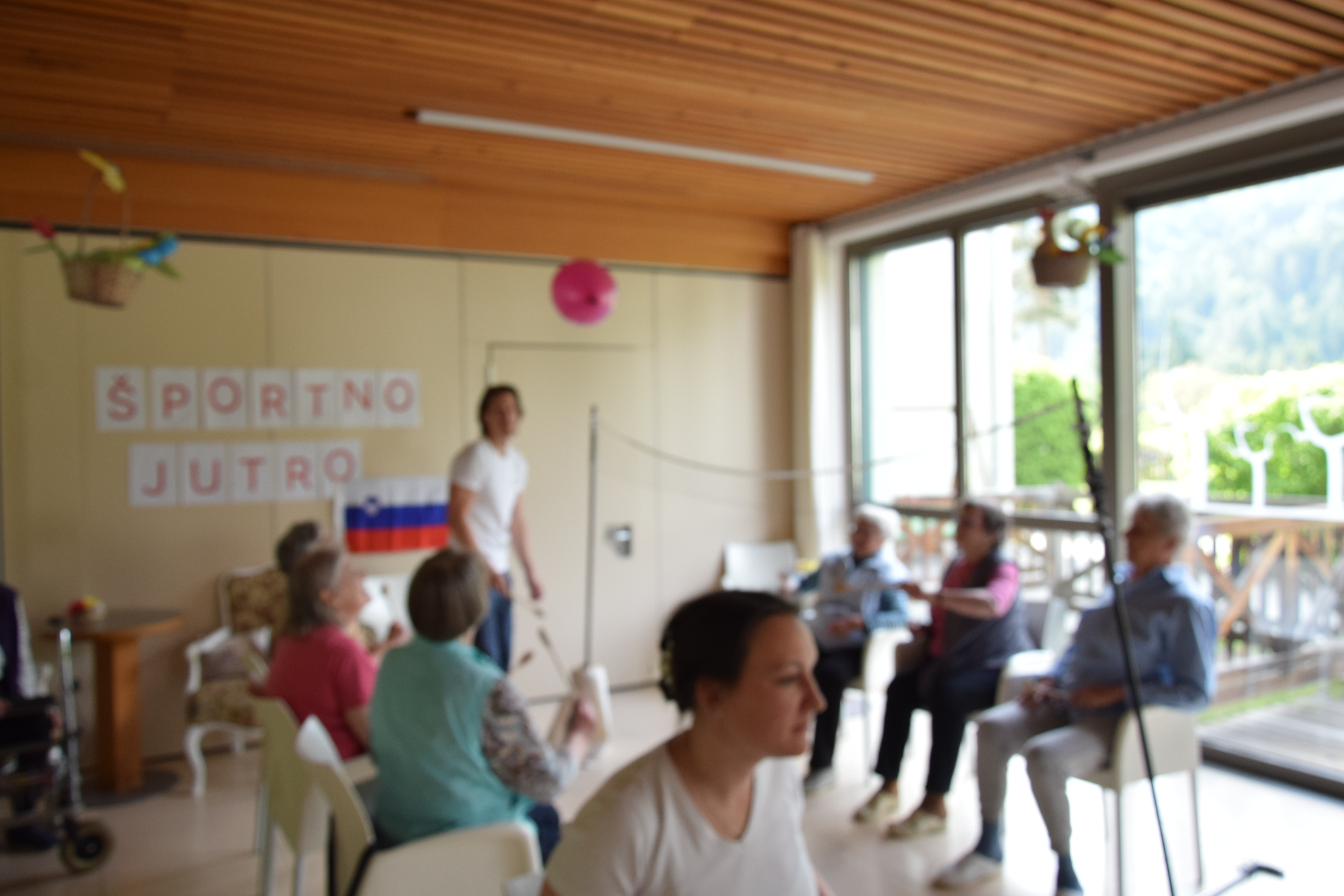 Športno jutro v avli