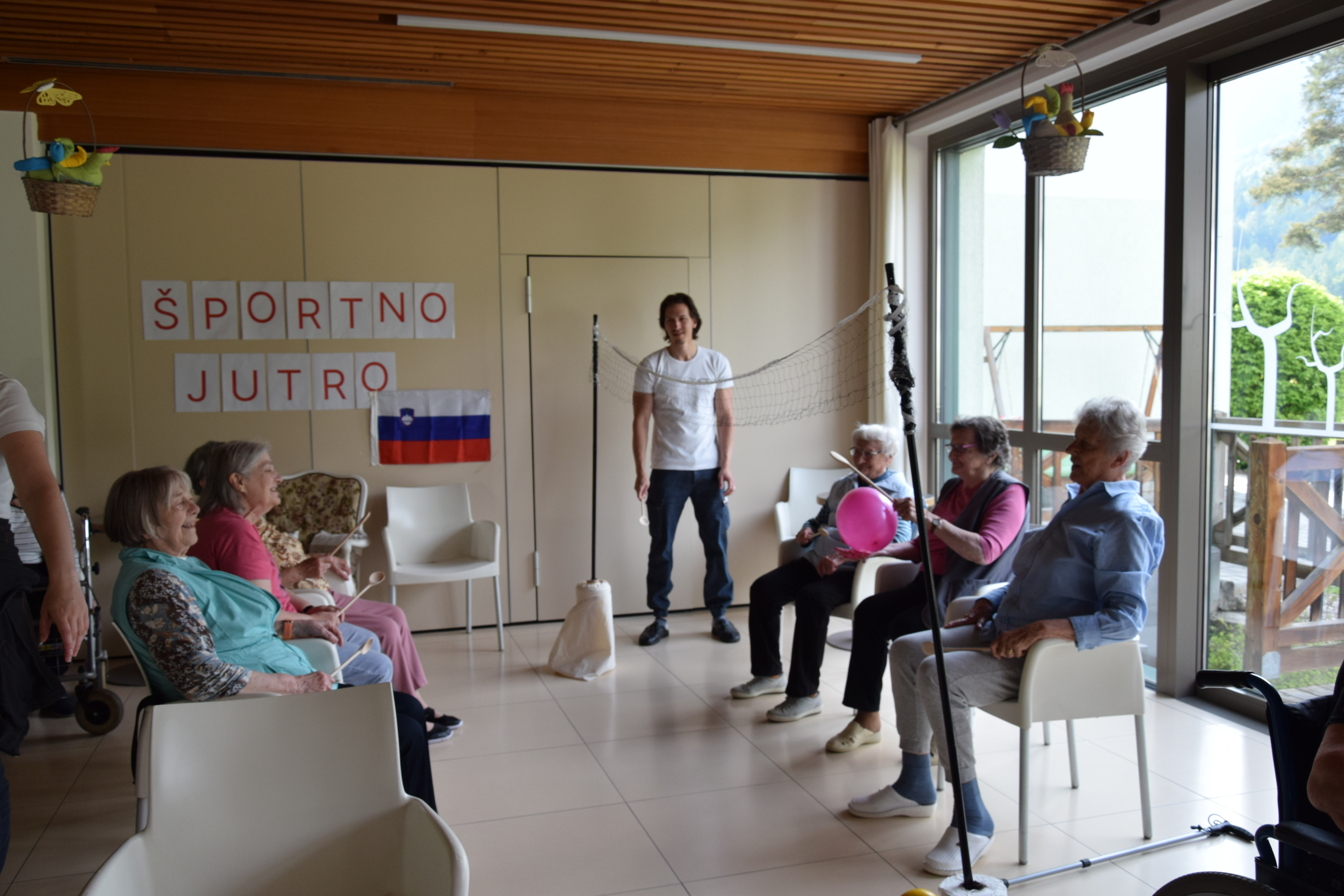 Športno jutro v avli