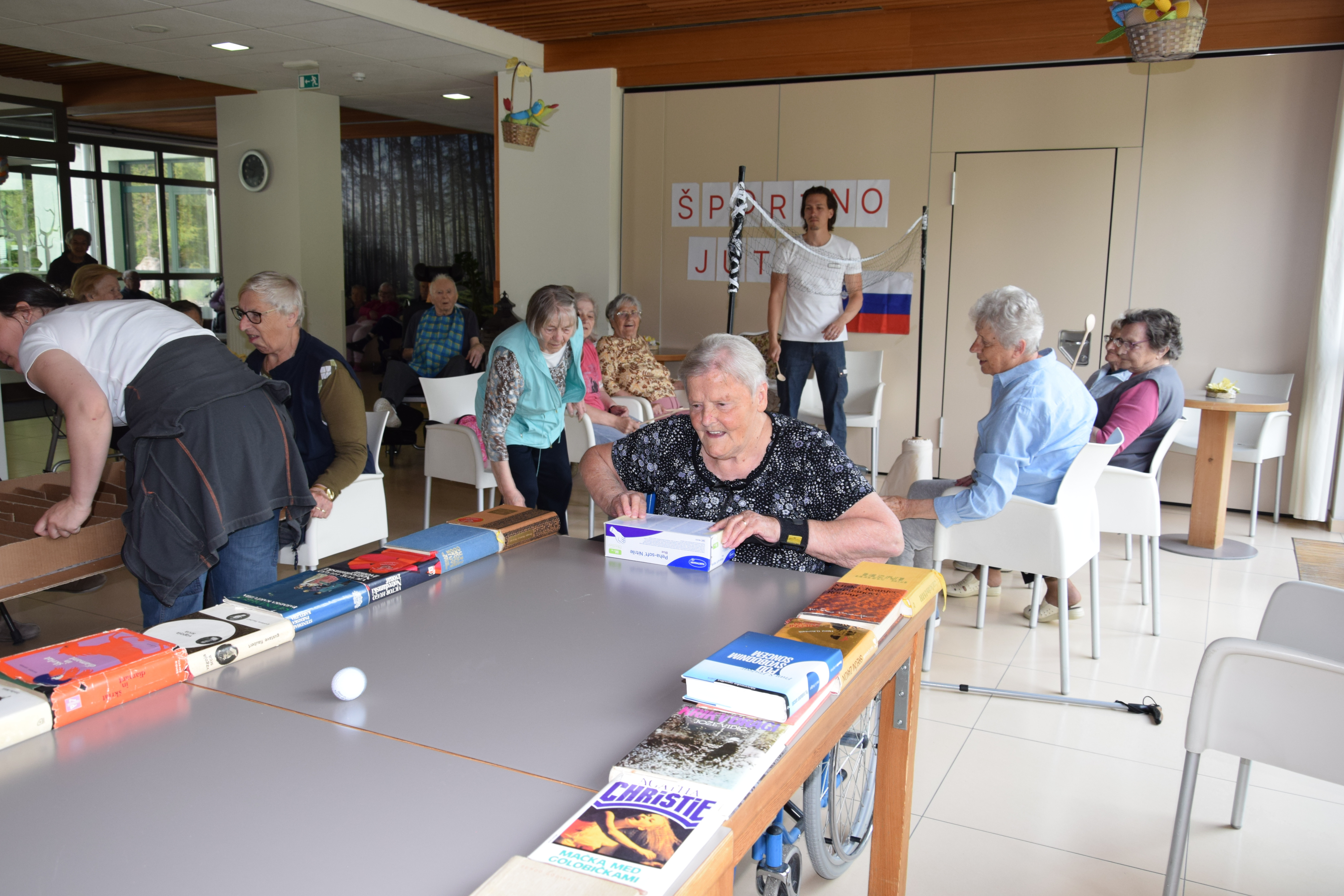 Športno jutro v avli