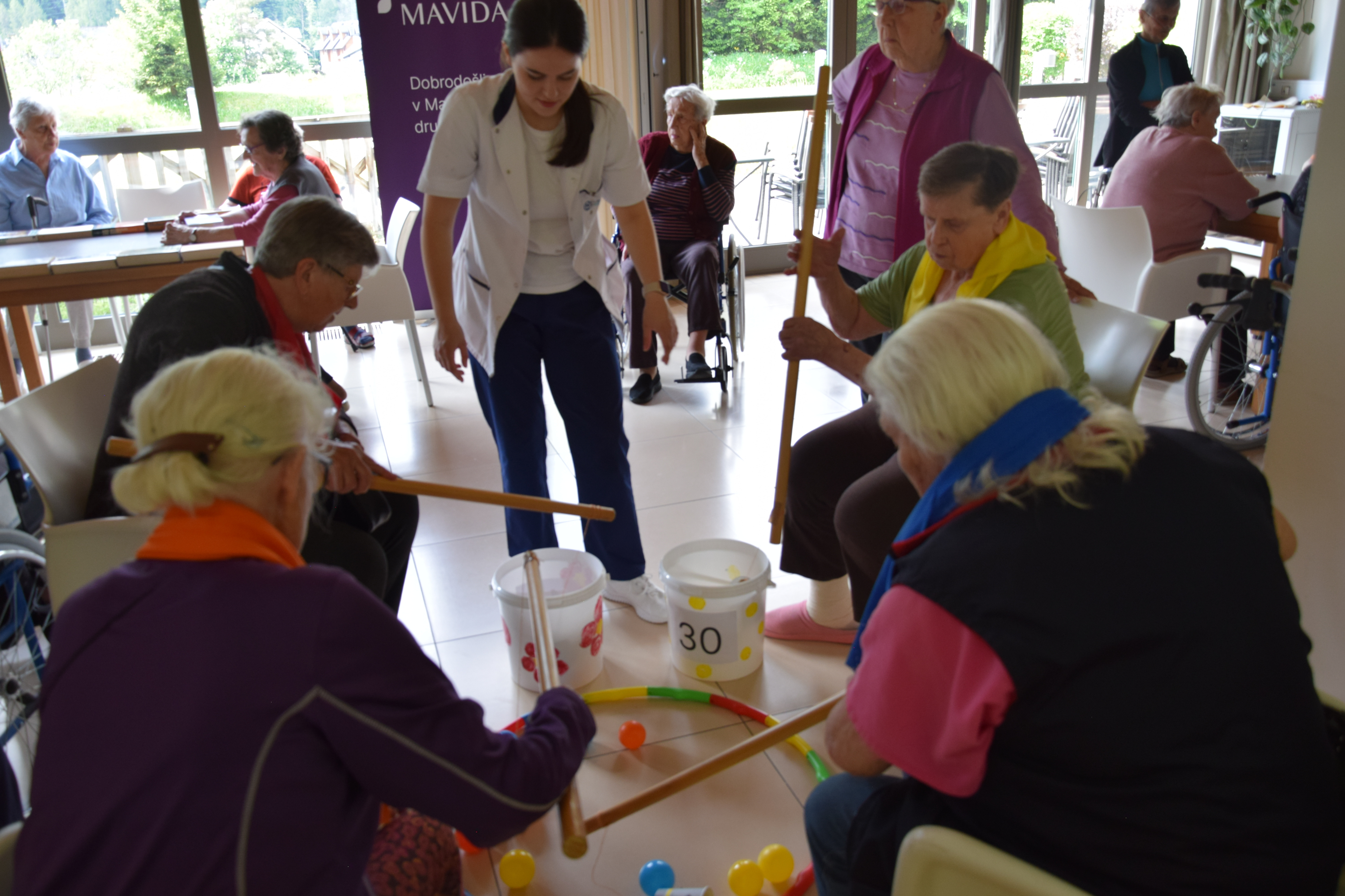 Športno jutro v avli