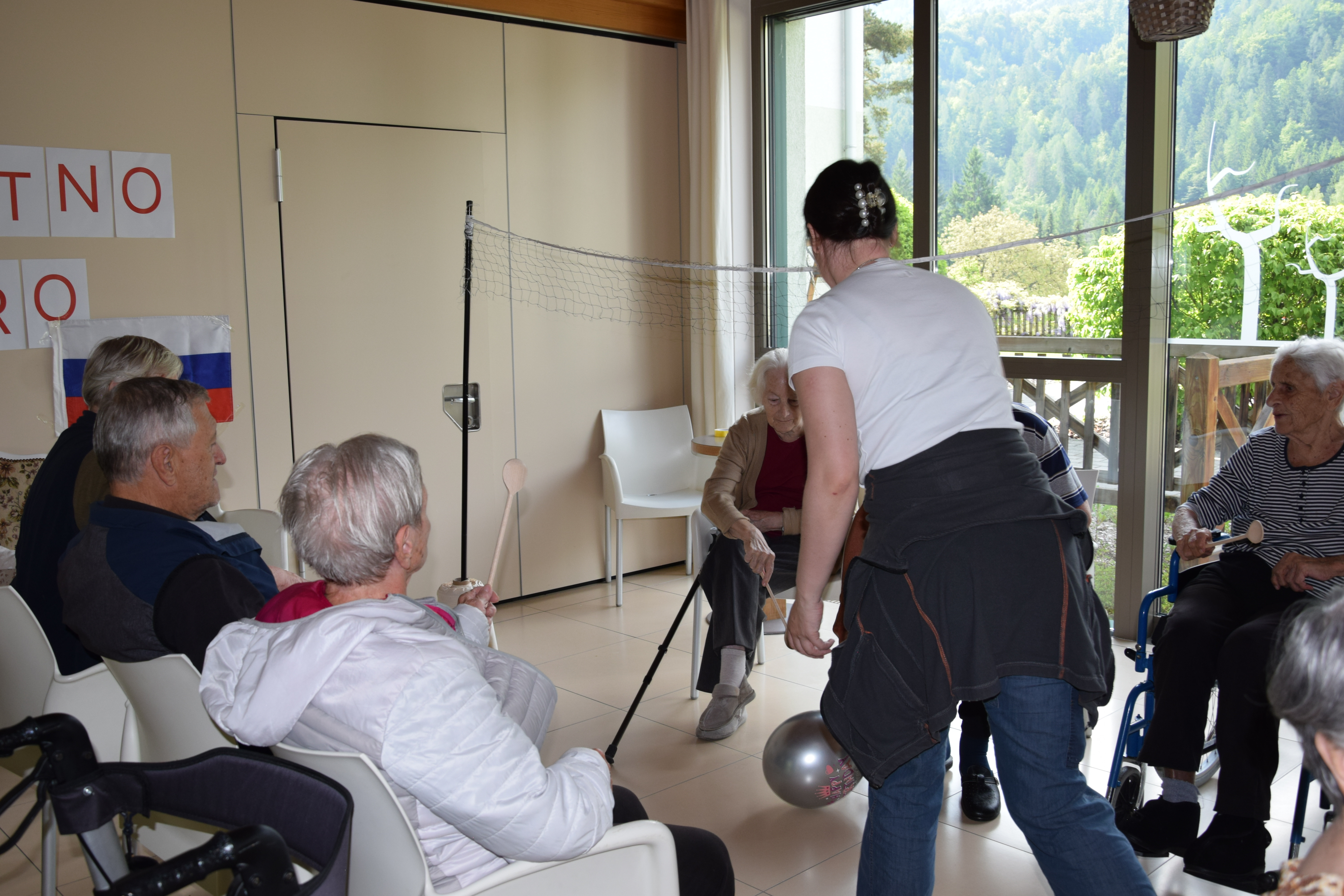 Športno jutro v avli