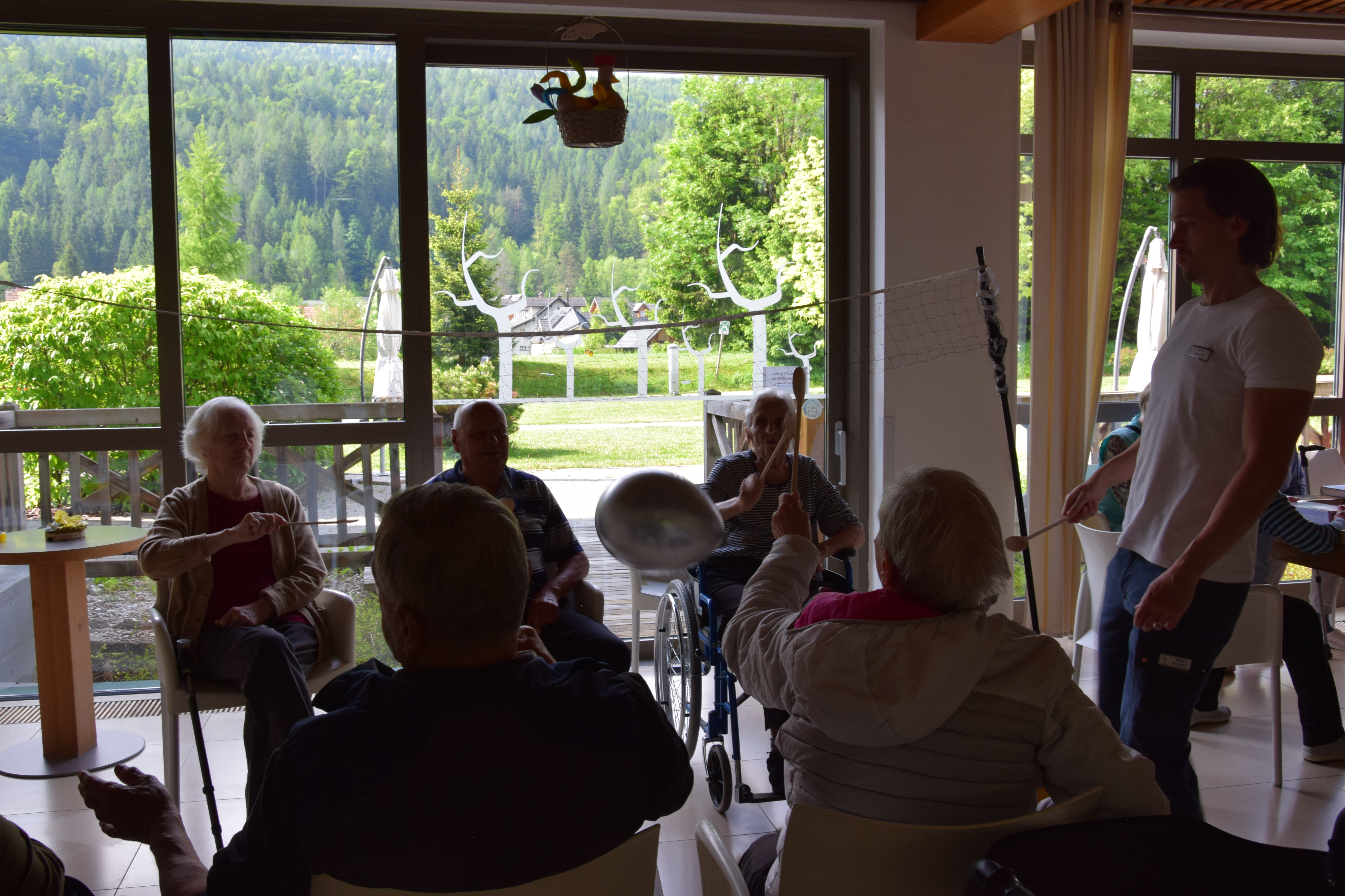 Športno jutro v avli