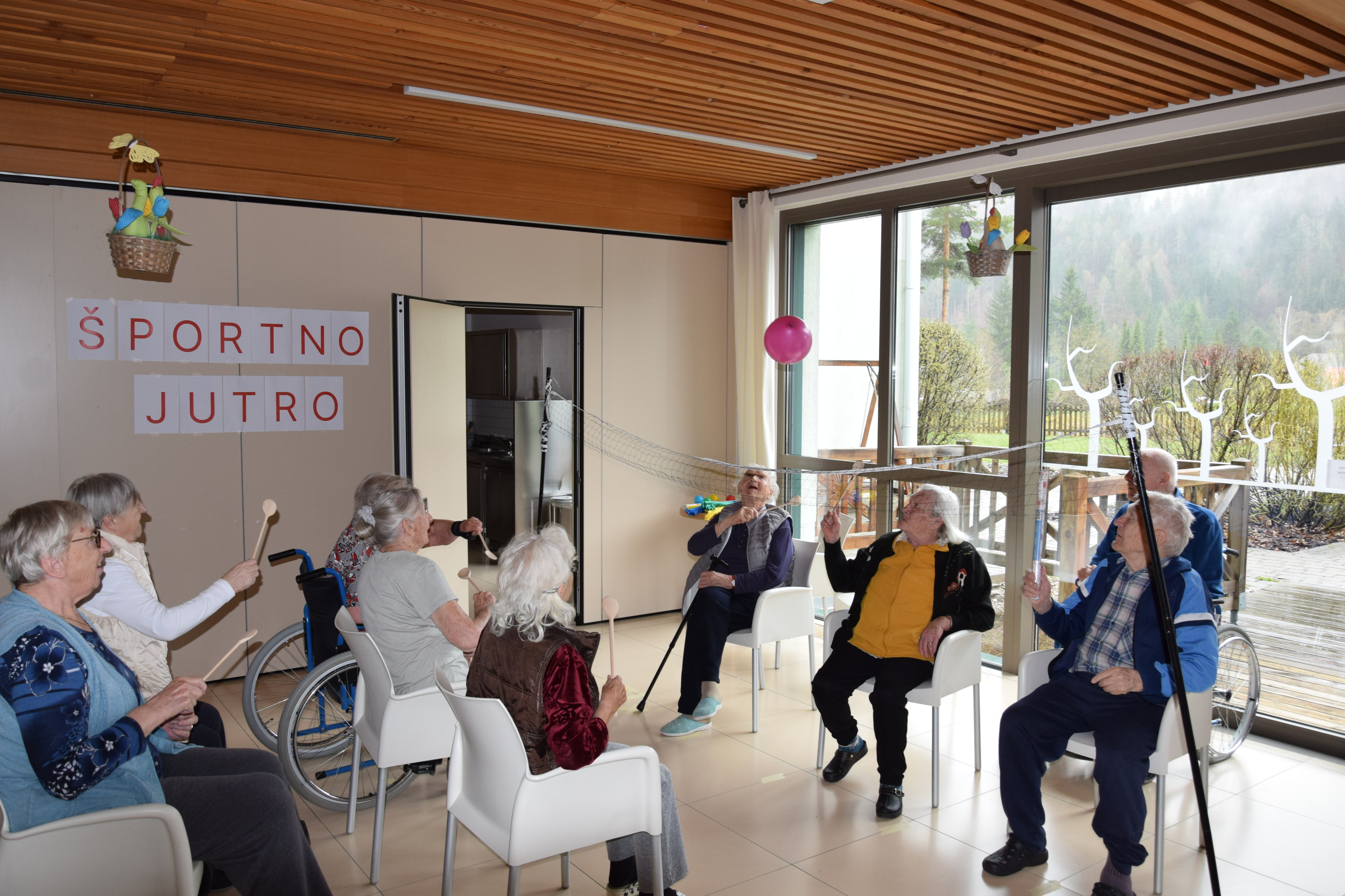 Športno jutro v avli