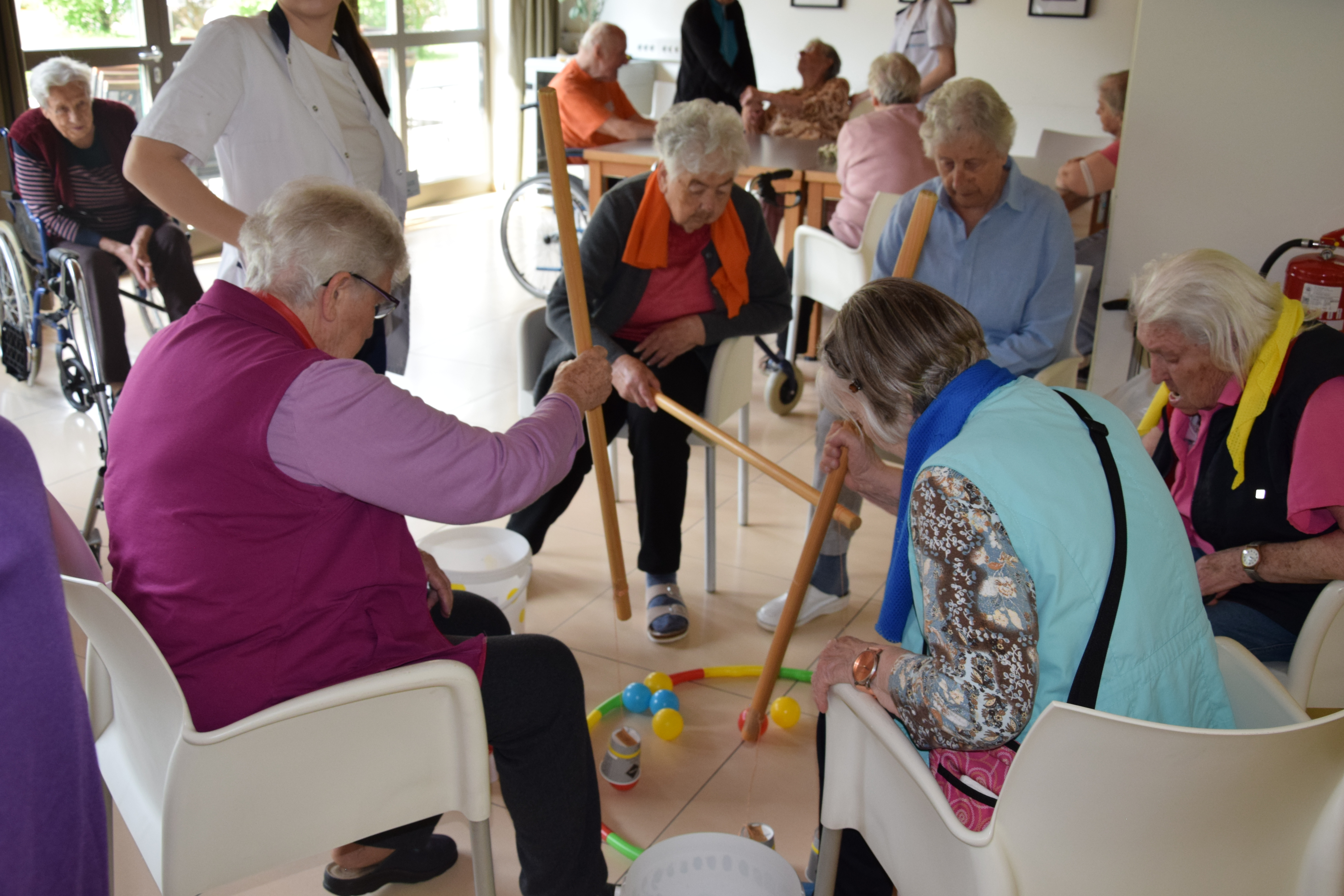Športno jutro v avli