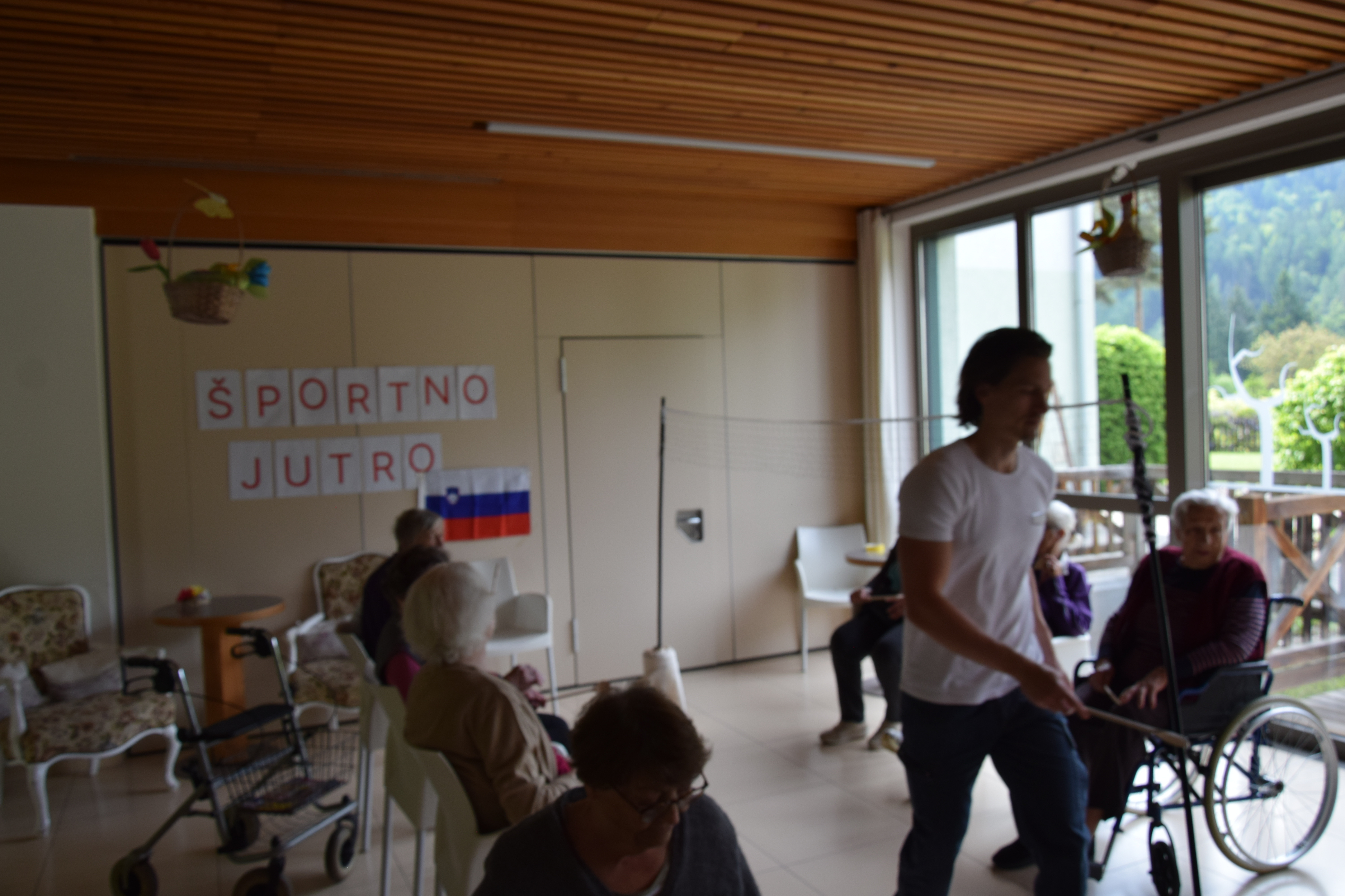 Športno jutro v avli