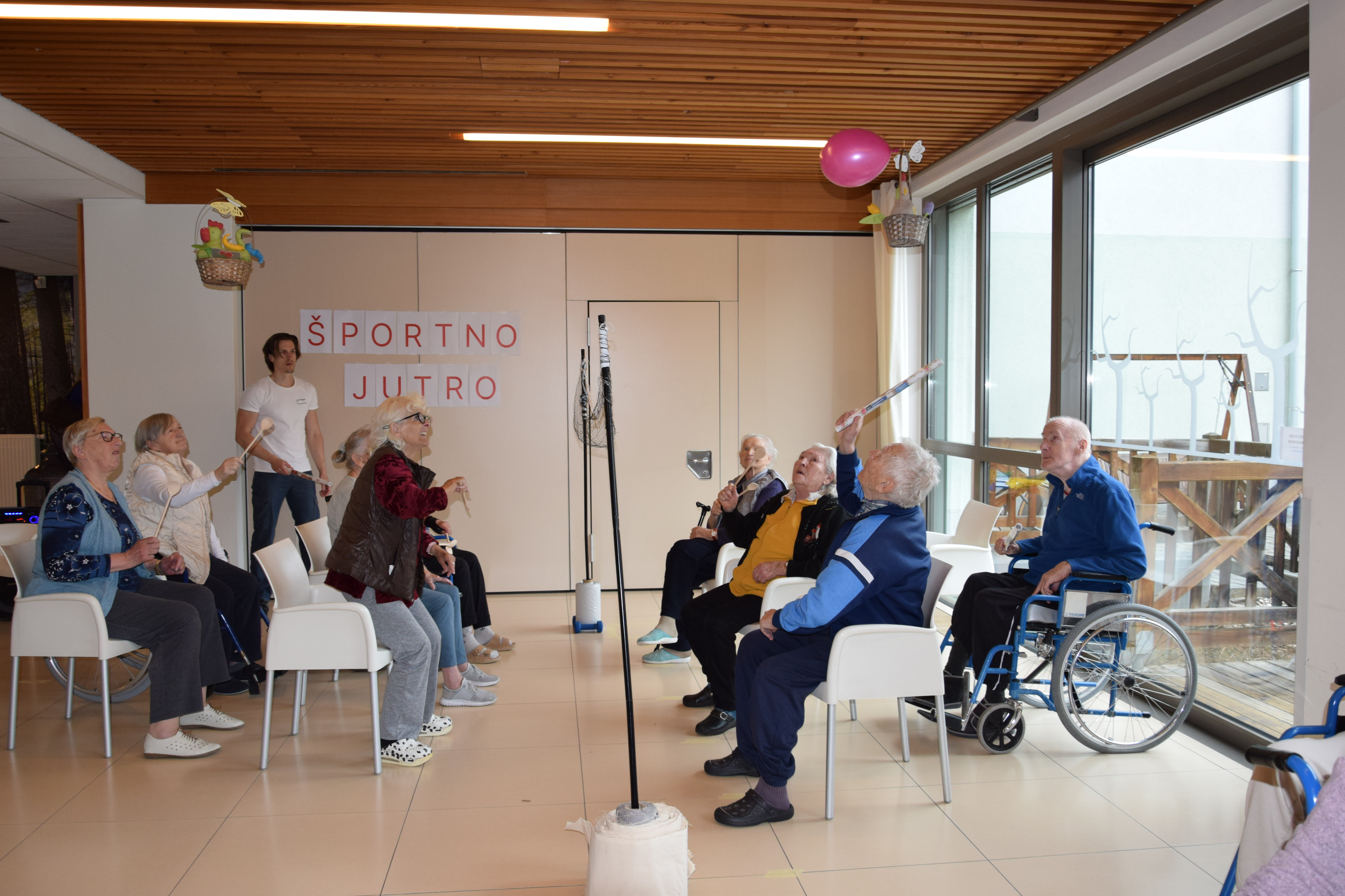 Športno jutro v avli