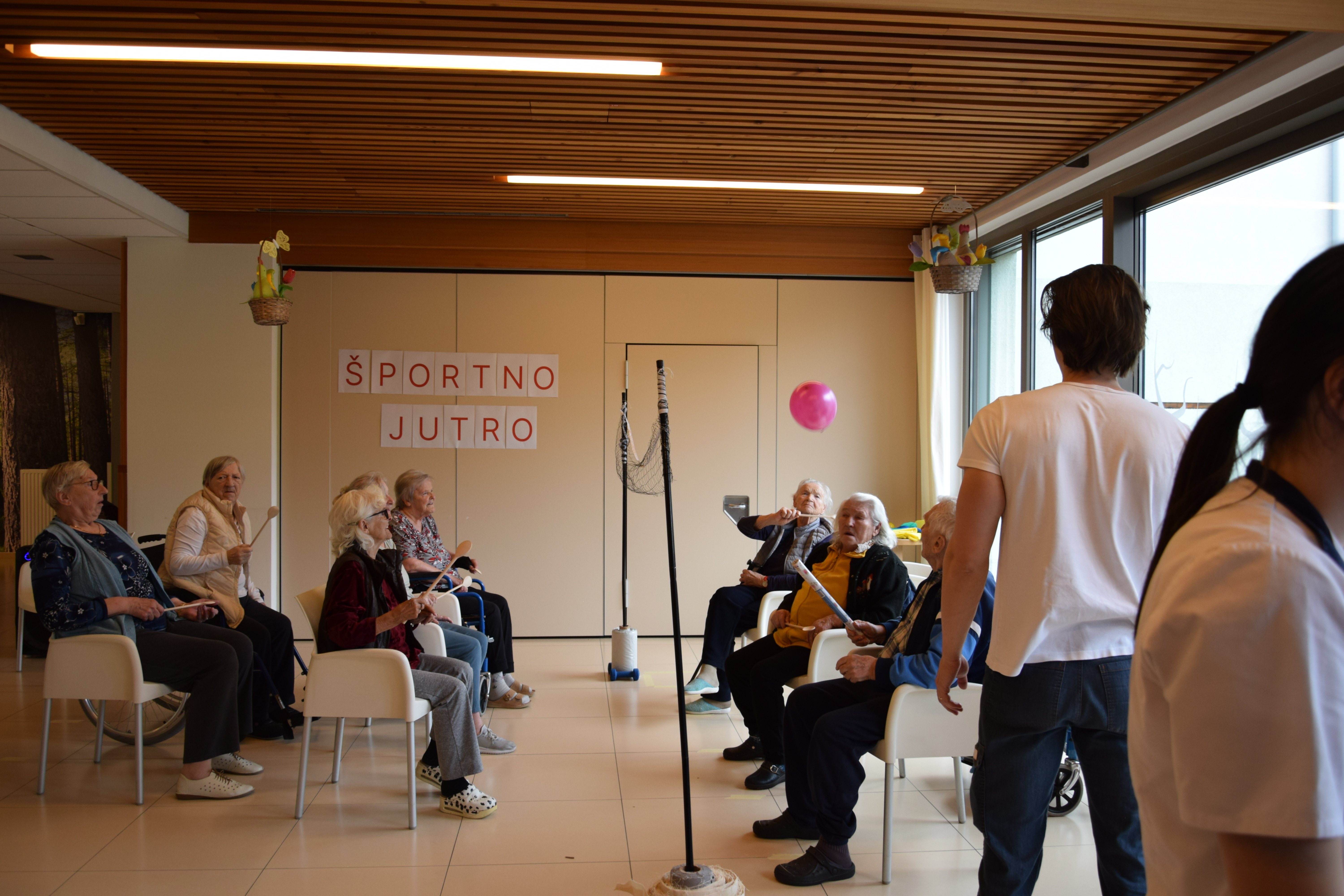 Športno jutro v avli