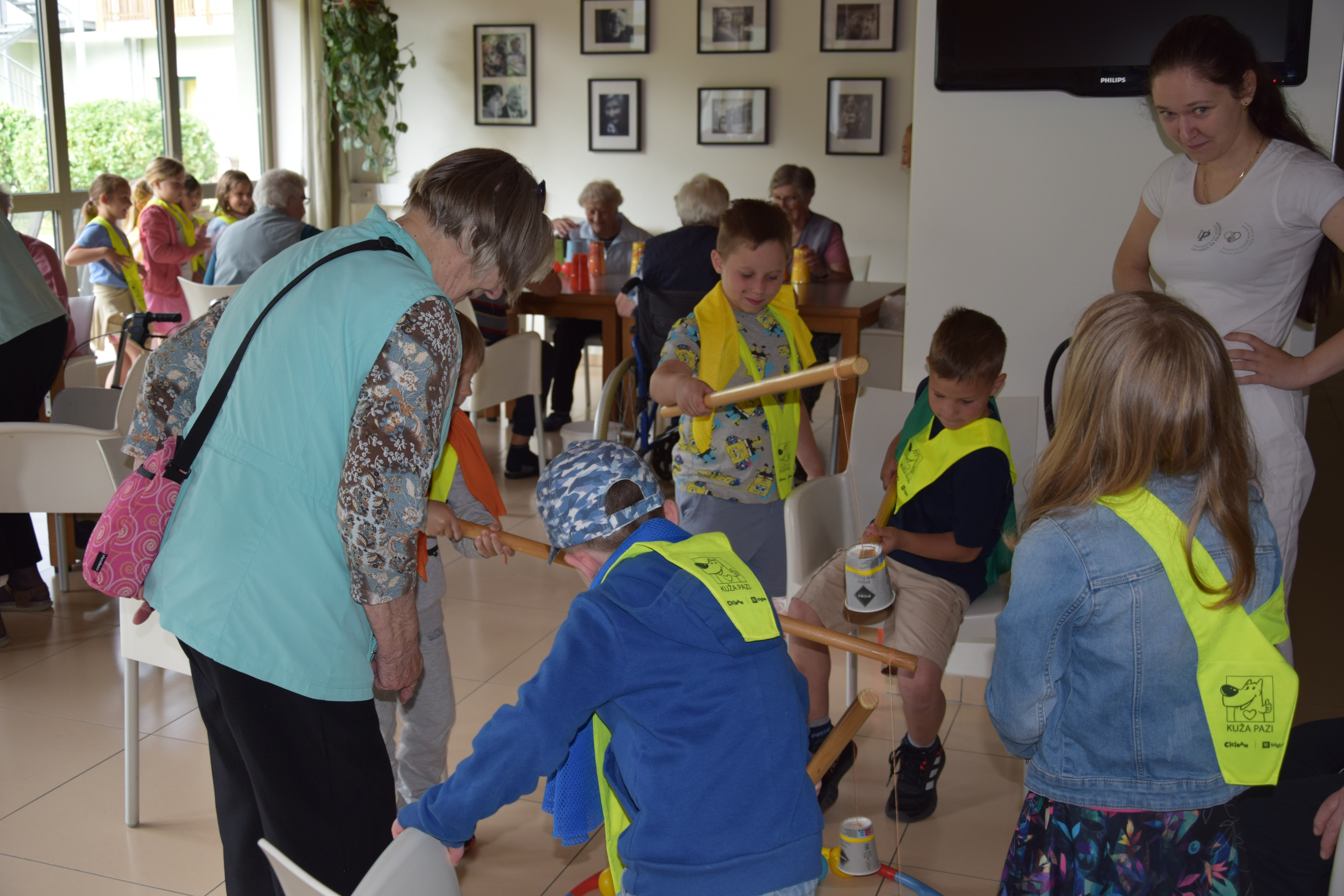 Športno jutro z učenci OŠ Mojstrana