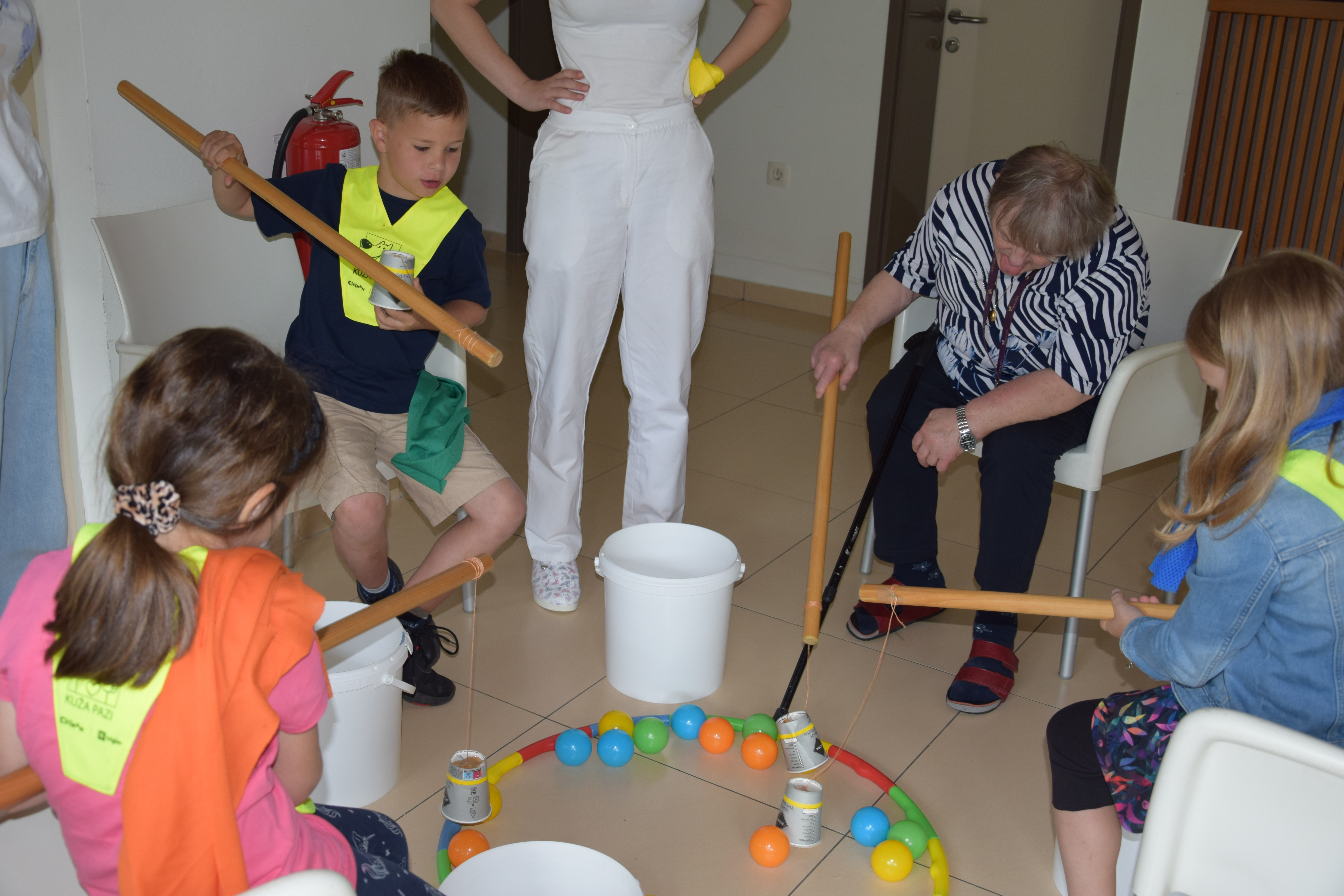 Športno jutro z učenci OŠ Mojstrana