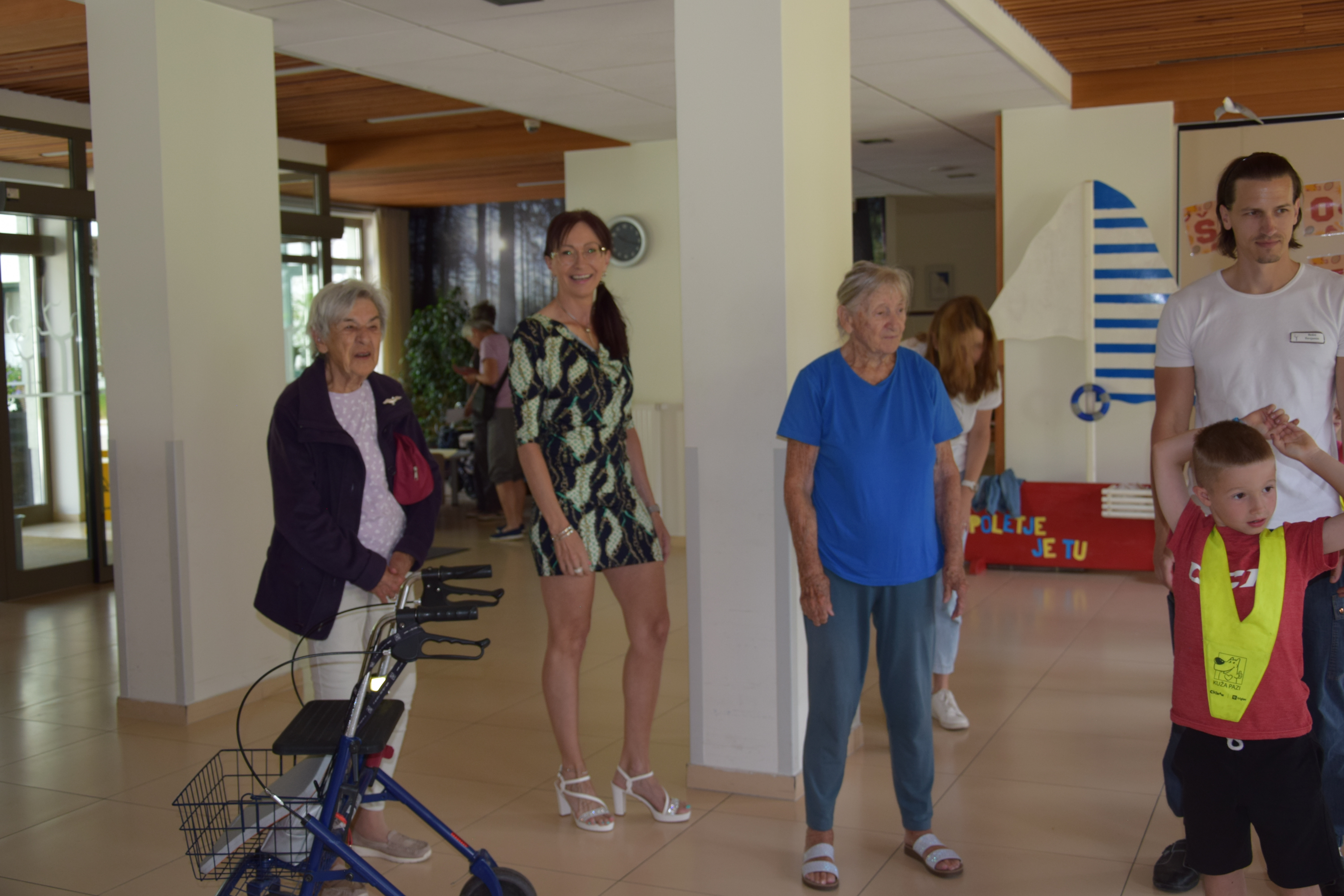 Športno jutro z učenci OŠ Mojstrana