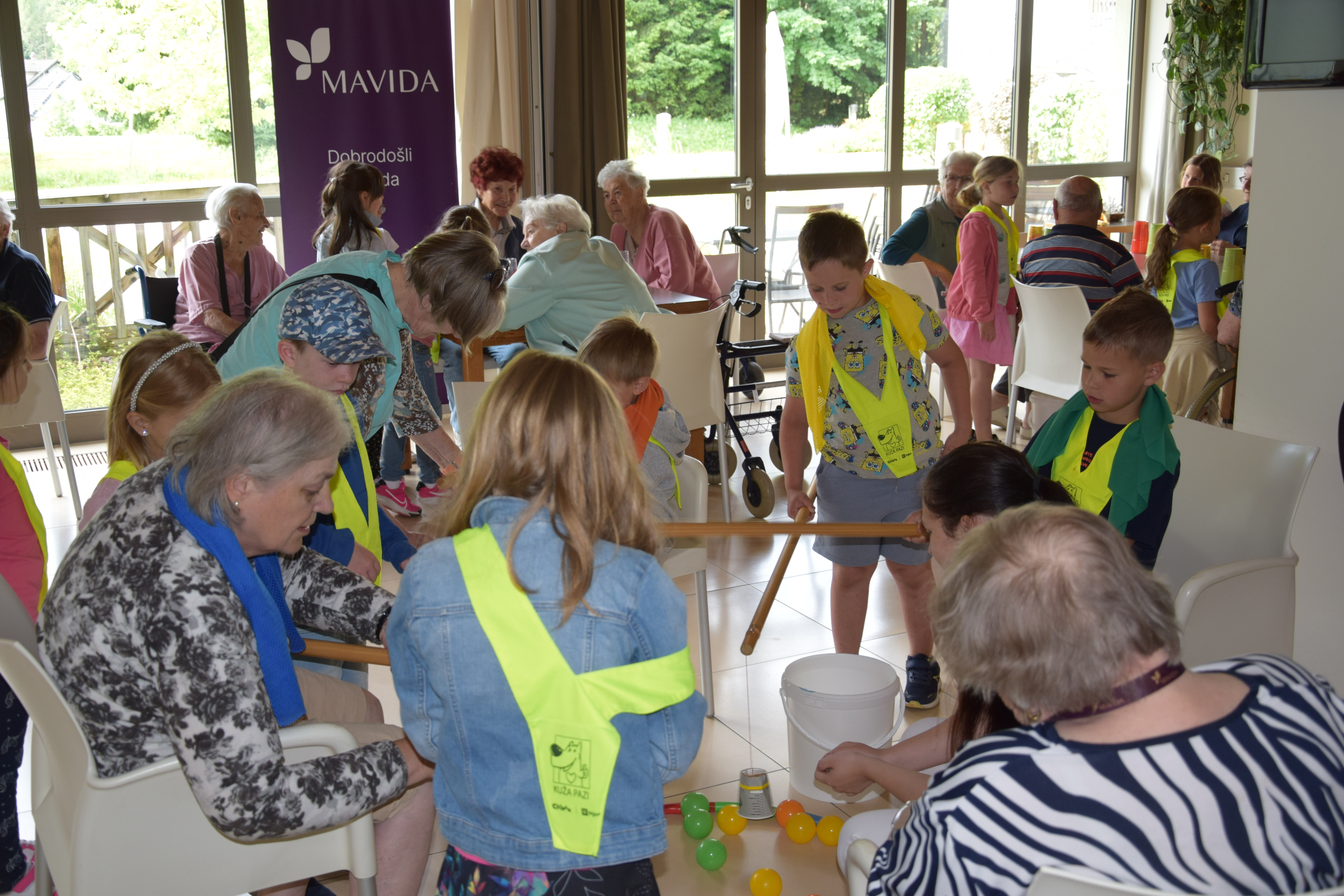 Športno jutro z učenci OŠ Mojstrana