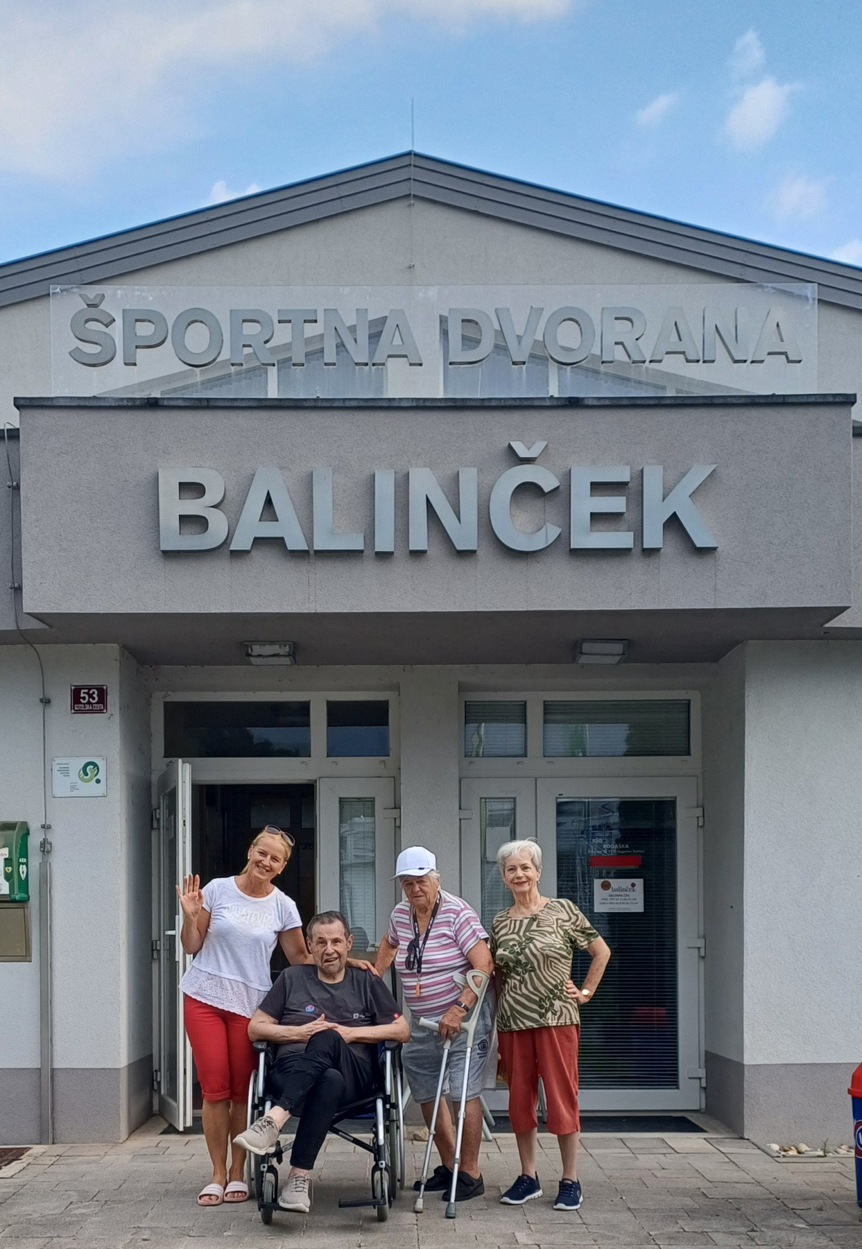 Balinali smo v športni dvorani Balinček