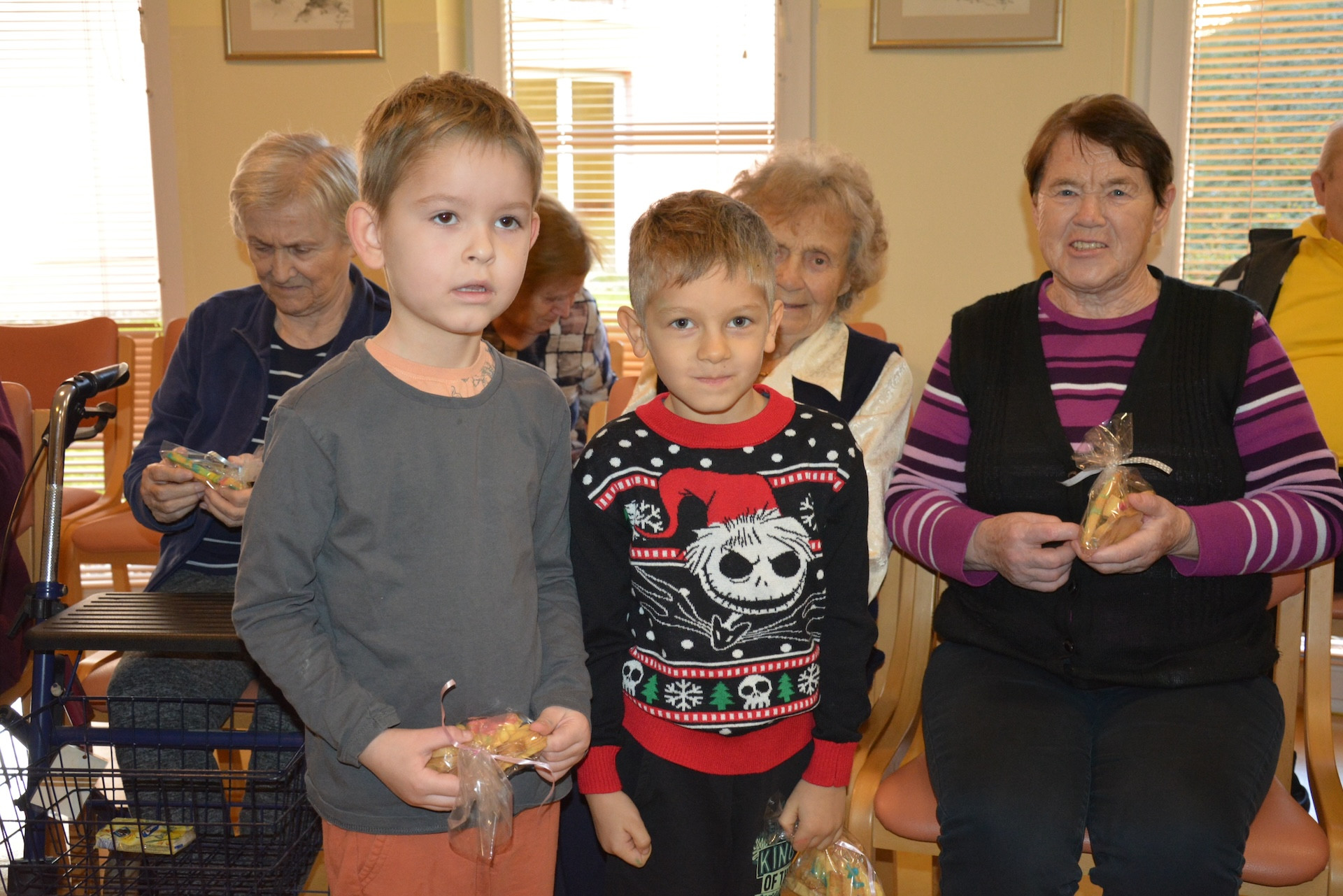 Božični piškoti najmlajših iz PGD Kostrivnica