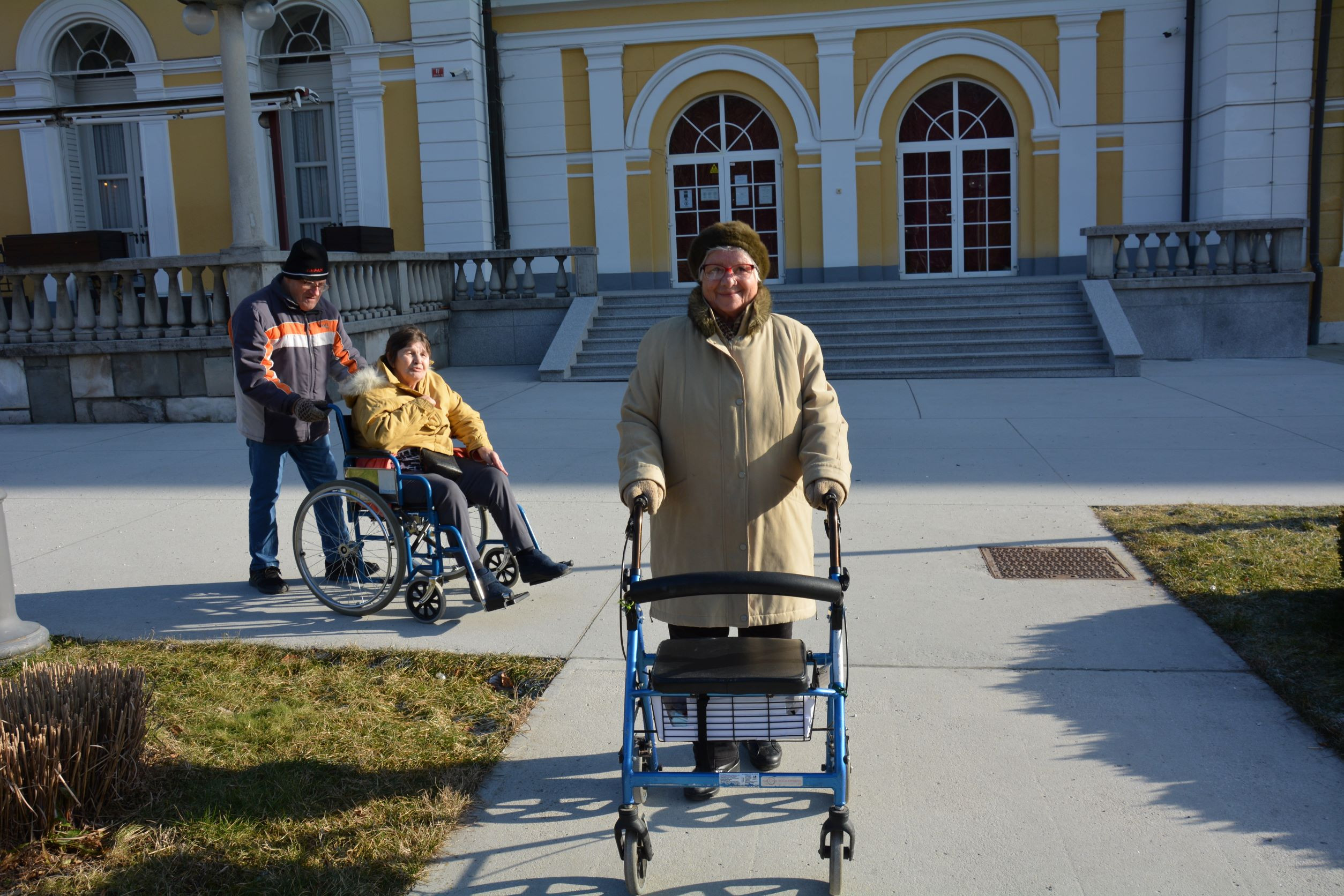 Januarski sprehod in vožnja v park