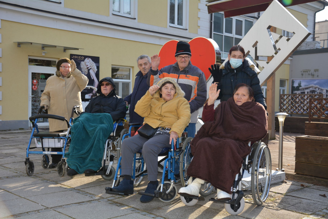 Januarski sprehod in vožnja v park