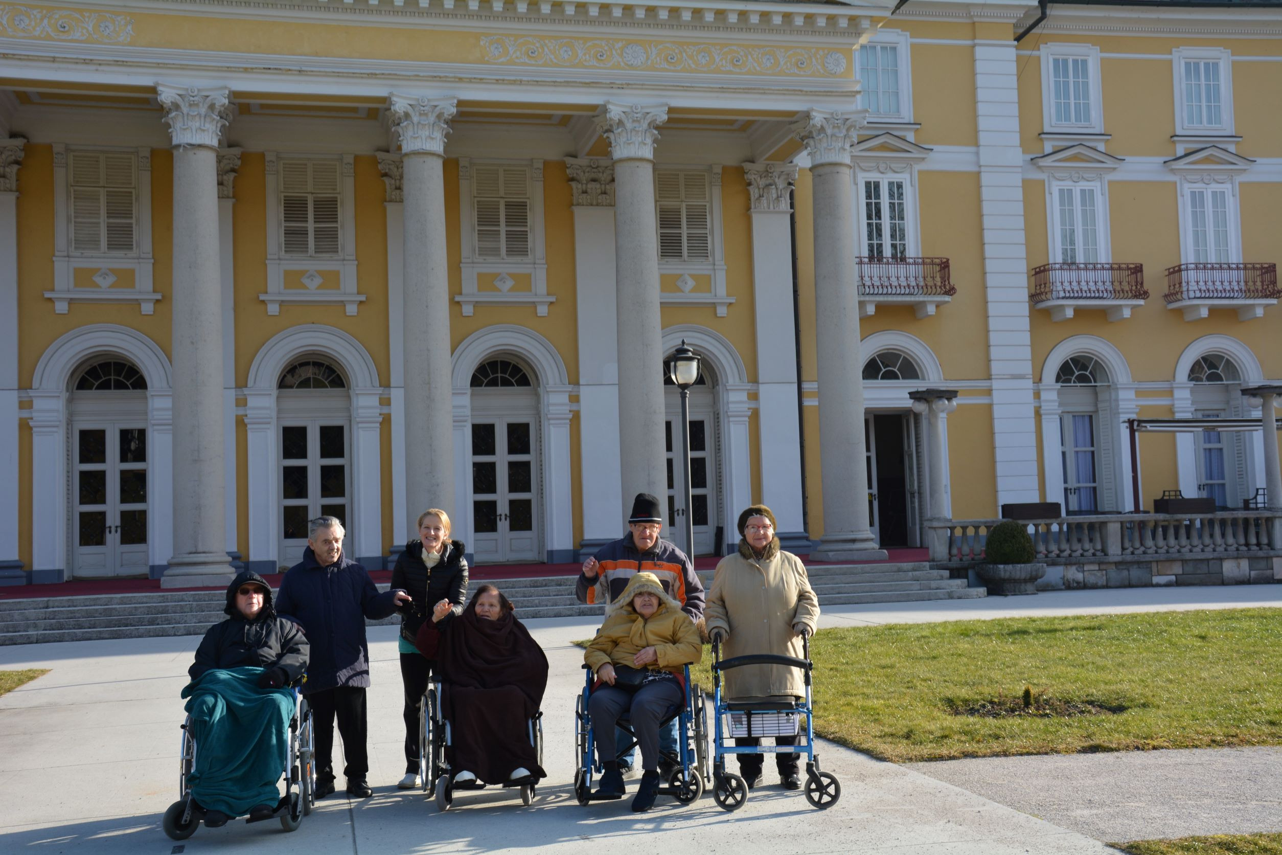 Januarski sprehod in vožnja v park