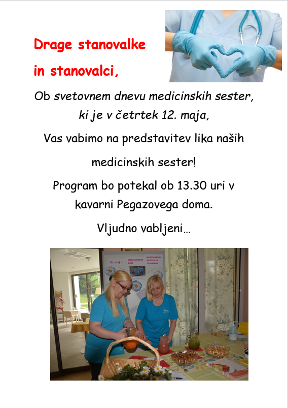 Mednarodni dan medicinskih sester 12.05.2022