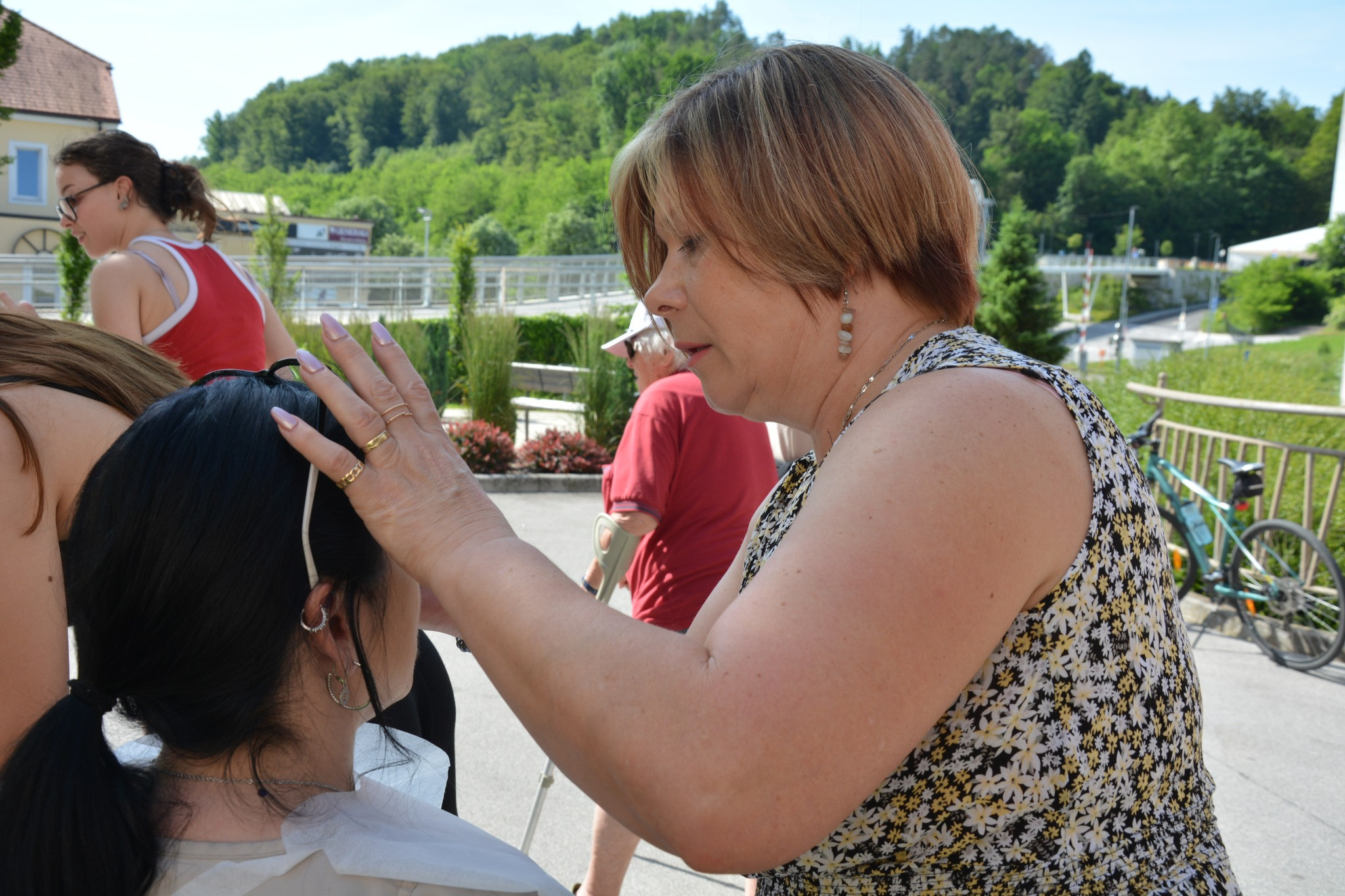 Modna pista v zeliščnem parku