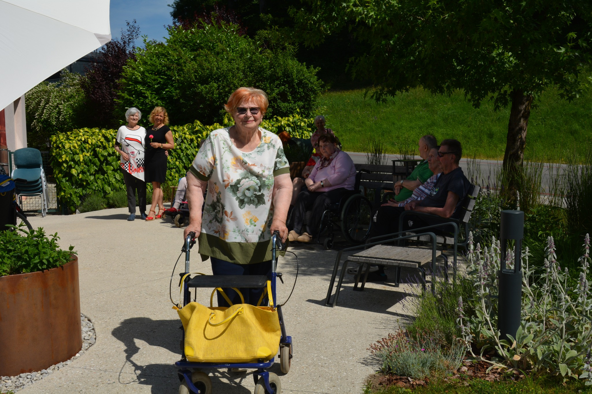 Modna pista v zeliščnem parku