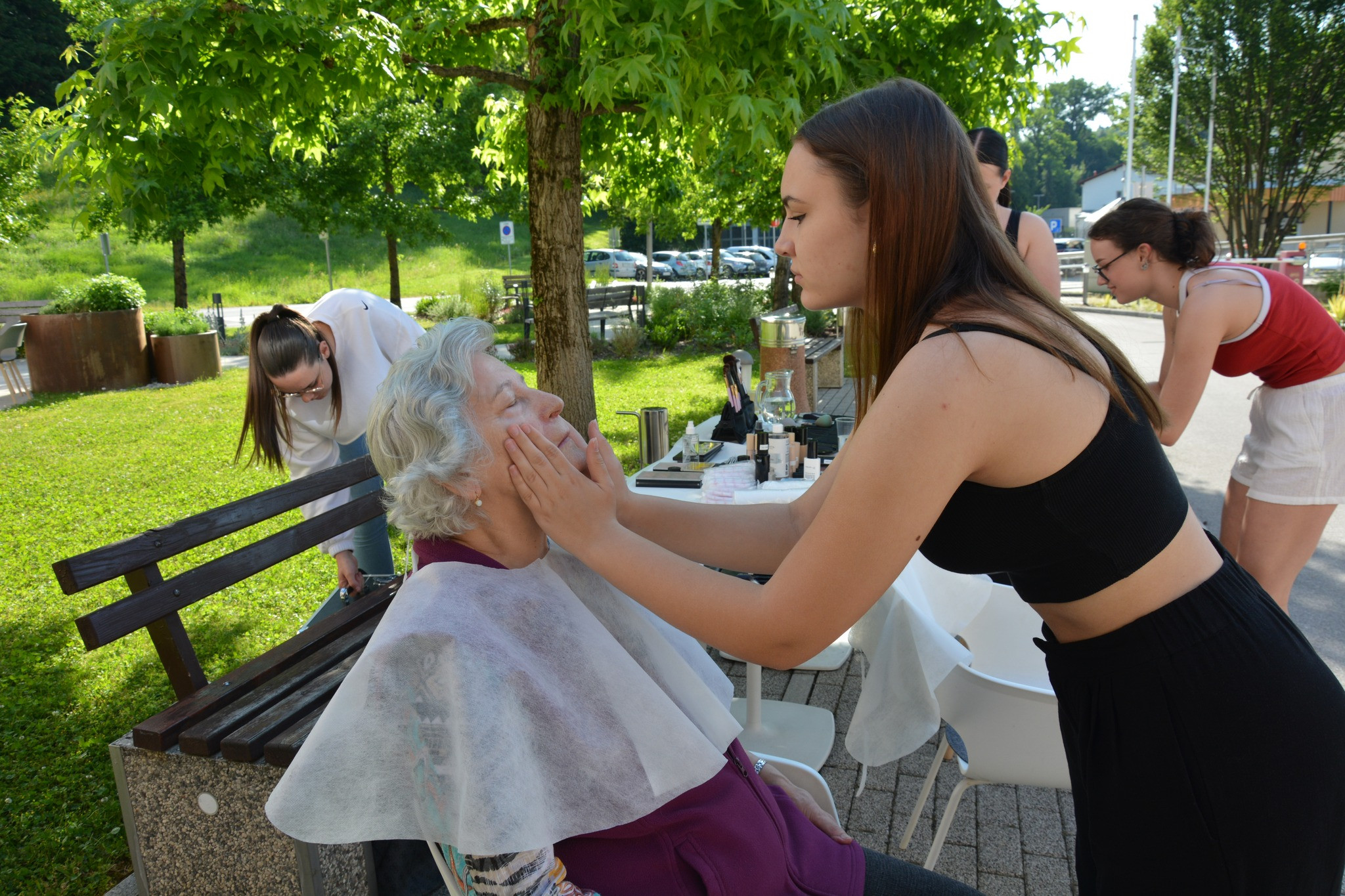 Modna pista v zeliščnem parku