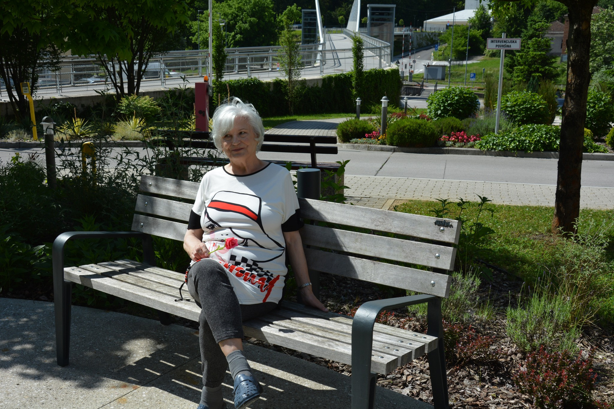 Modna pista v zeliščnem parku