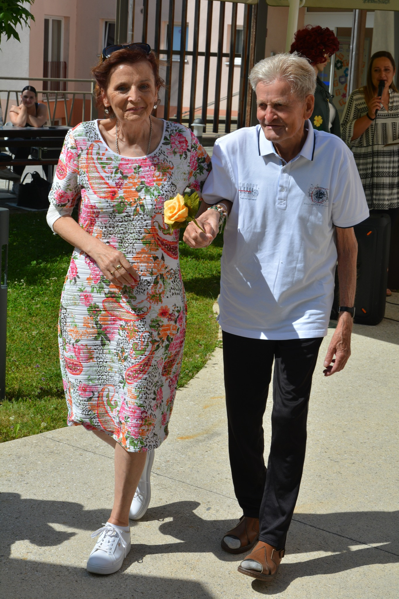 Modna pista v zeliščnem parku