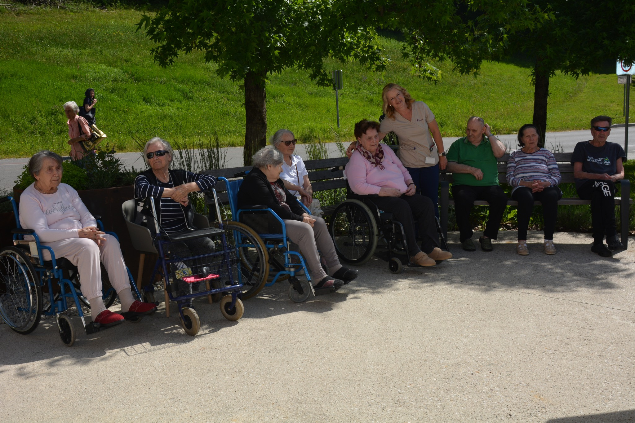 Modna pista v zeliščnem parku