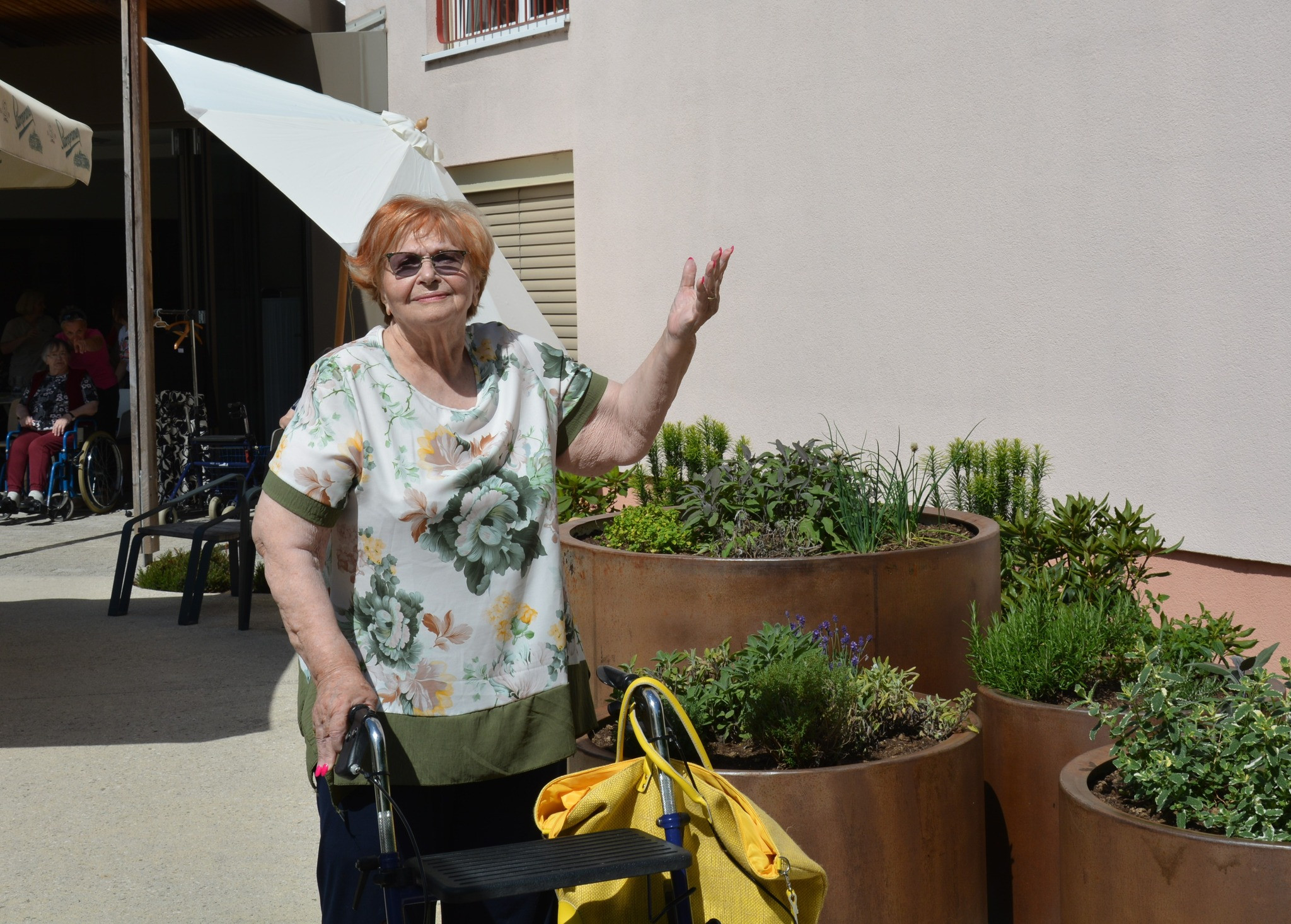 Modna pista v zeliščnem parku