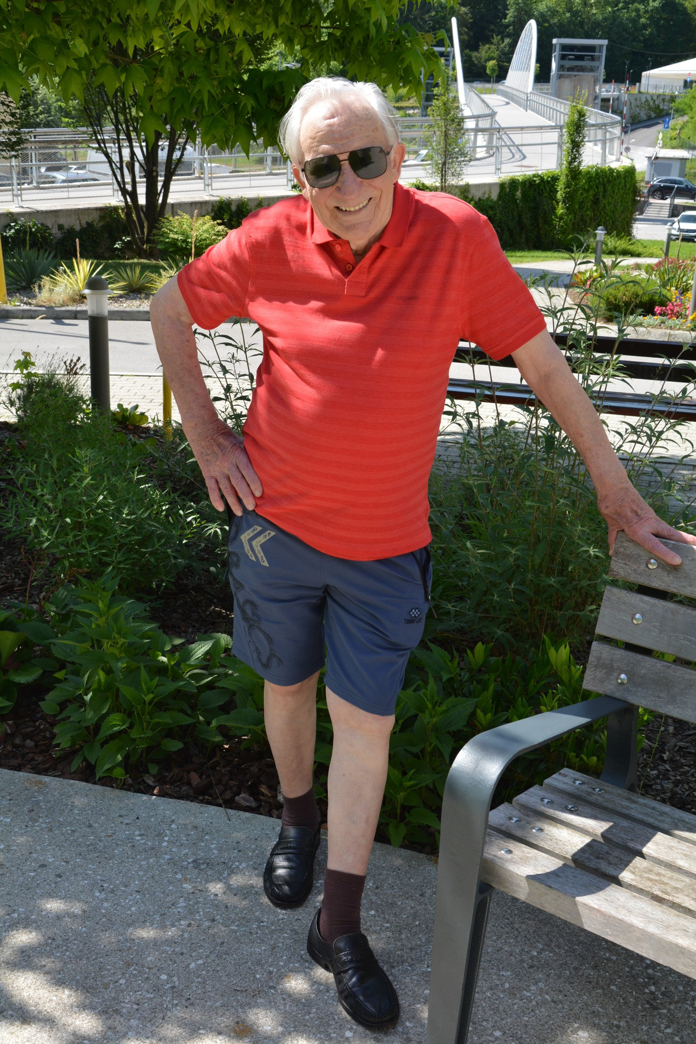 Modna pista v zeliščnem parku