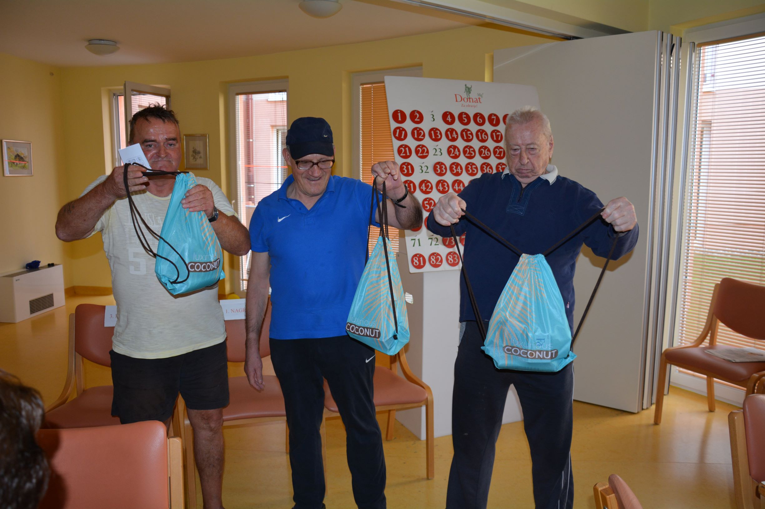 Moške zmage na tomboli