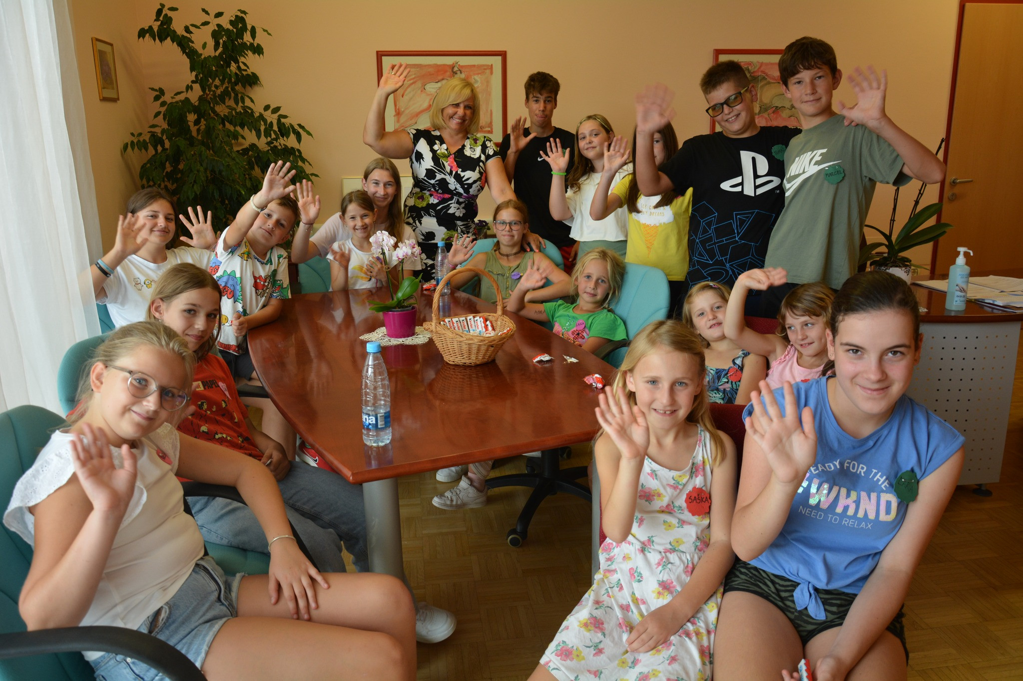 Obisk otrok zaposlenih