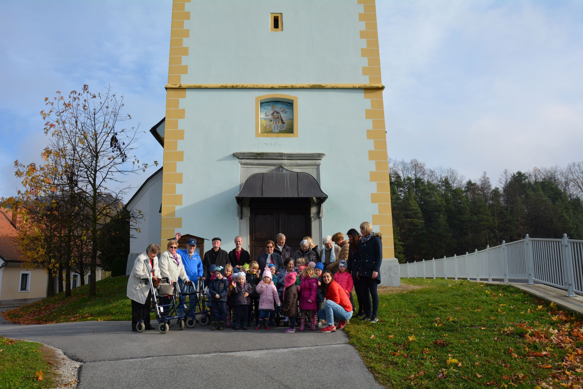 Obiskali smo otroke Vrtca Kapljica in kuharico Martino