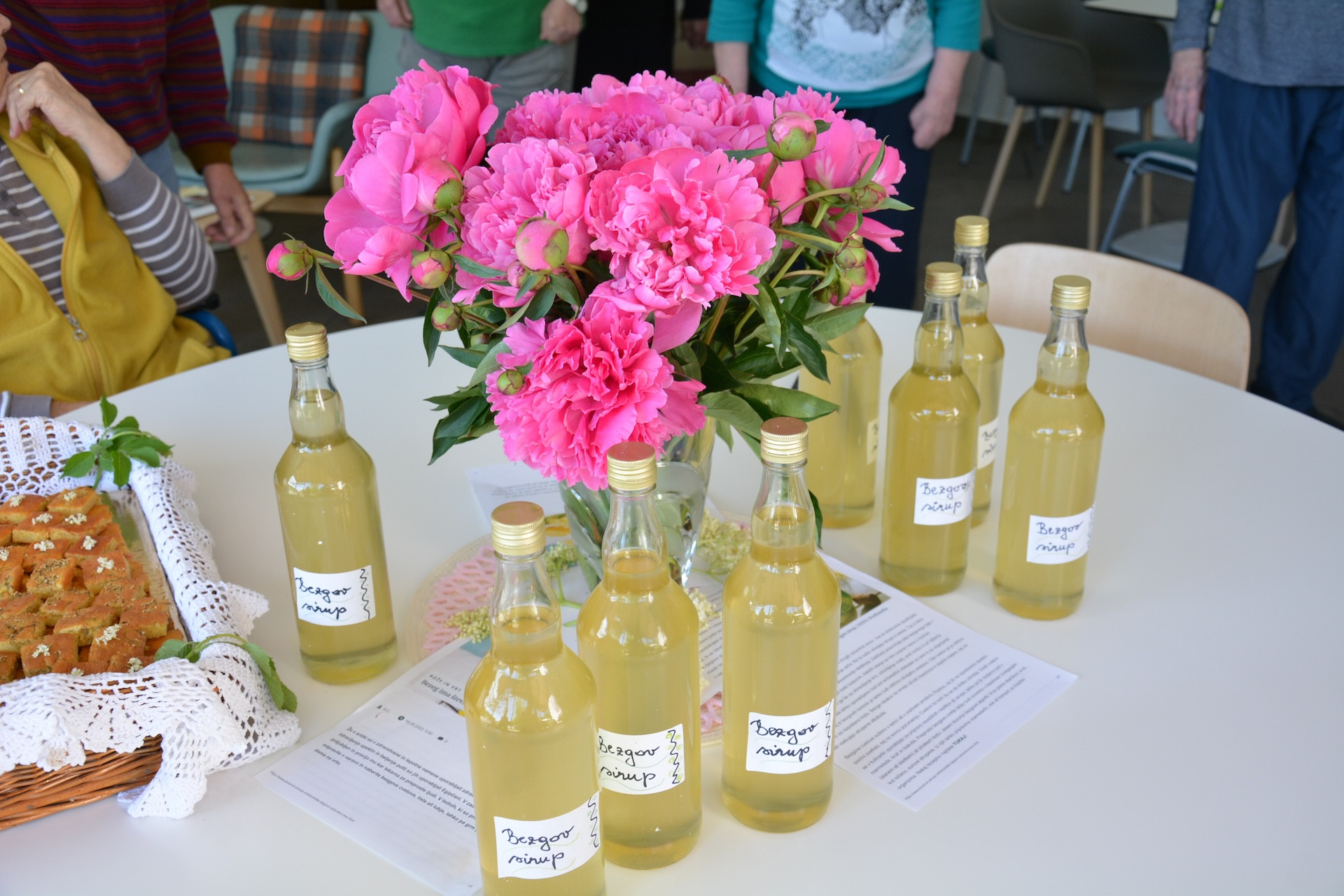 Odprta kuhinja z bezgom